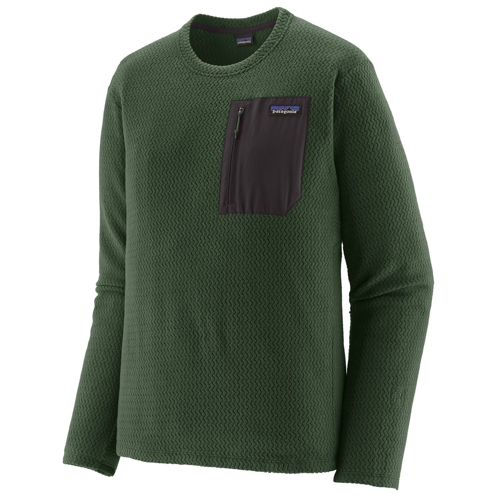Patagonia Men's R1 Air Crew Treeline Green Image 01