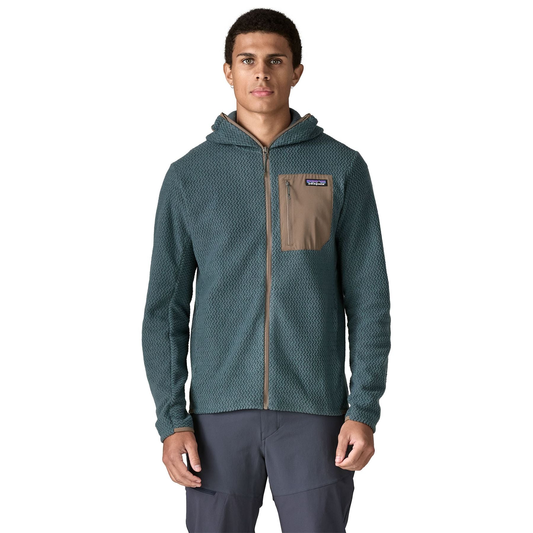 Patagonia Men's R1 Air Full-Zip Hoody Summit Blue Image 02