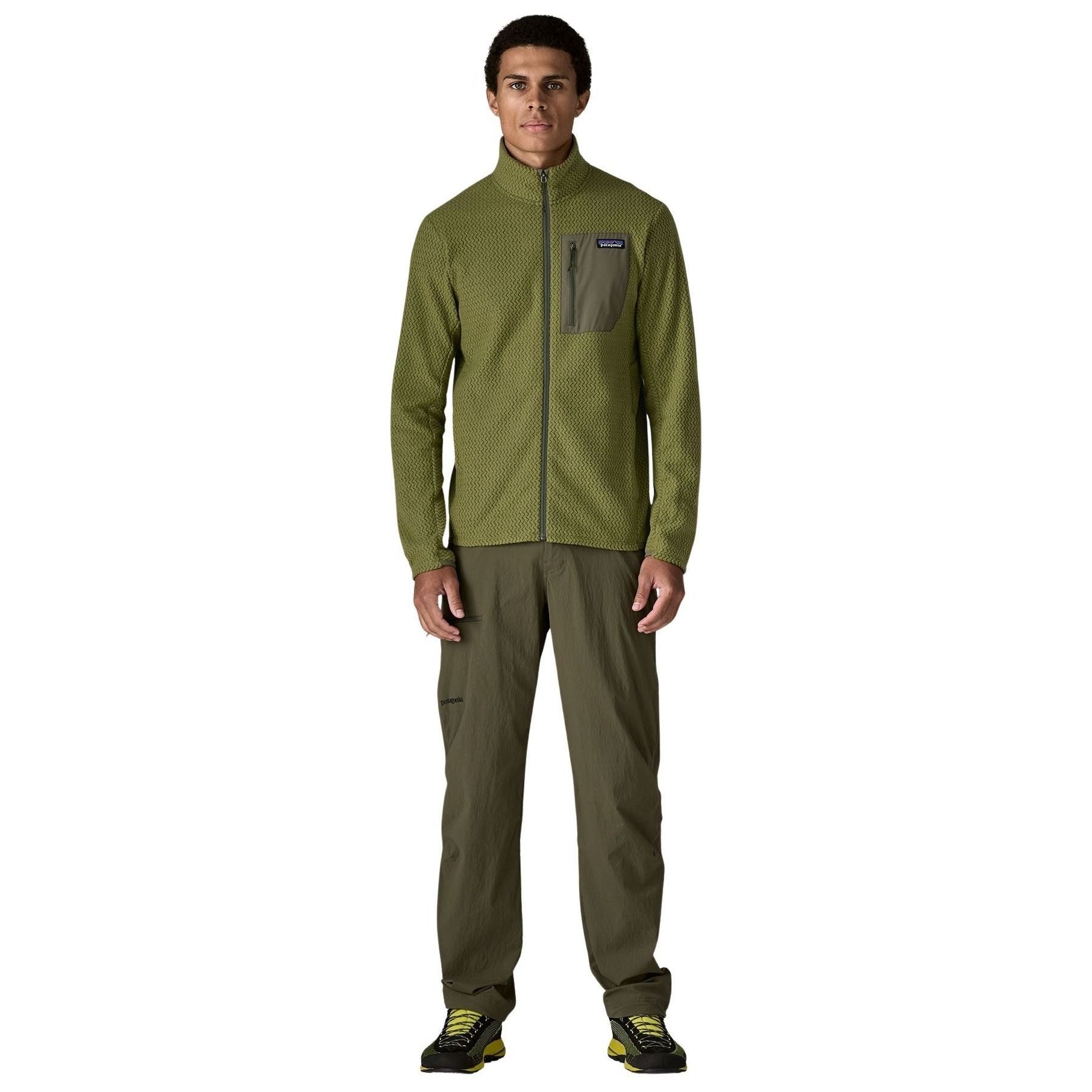 Patagonia Men's R1 Air Jacket Caper Green Image 02