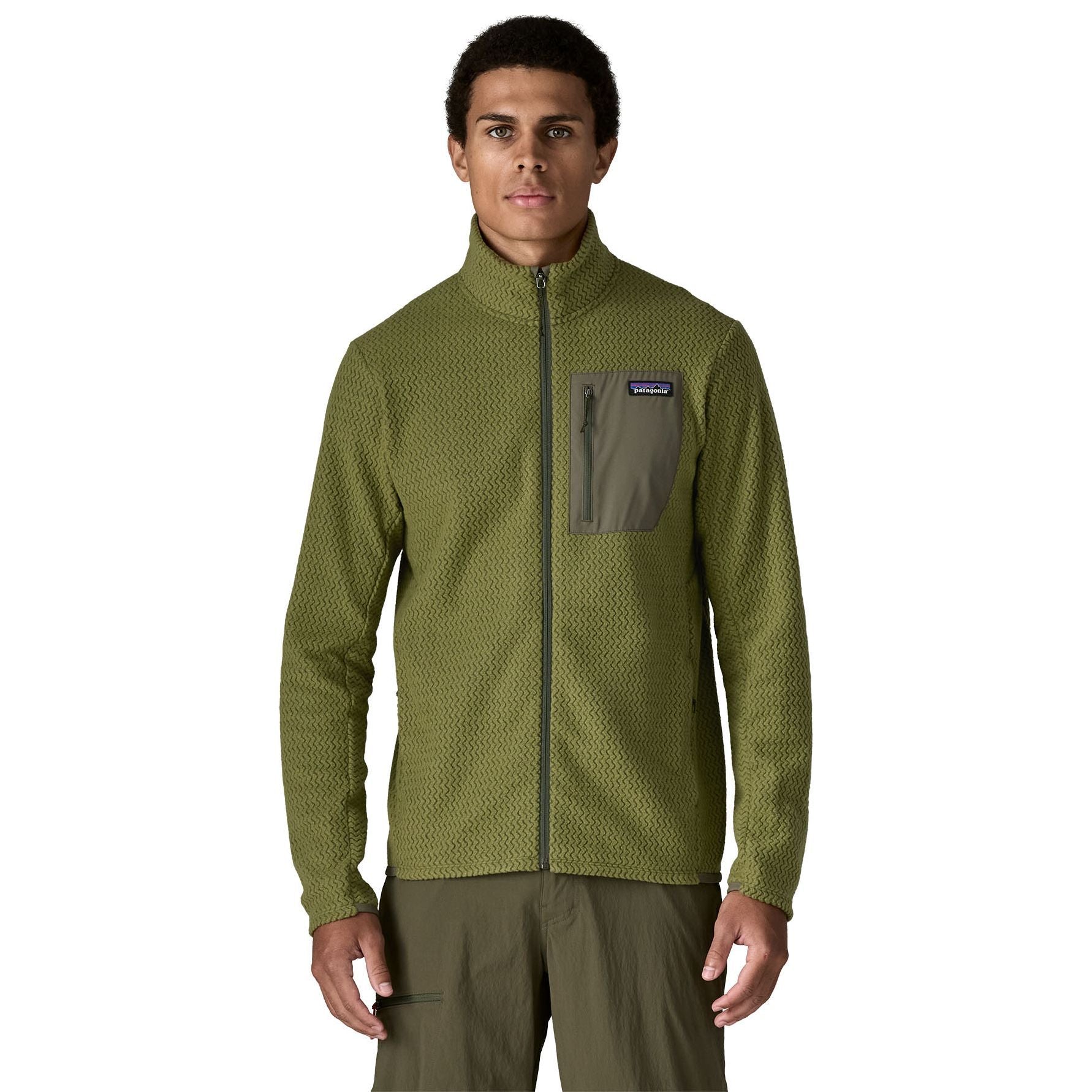 Patagonia Men's R1 Air Jacket Caper Green Image 03
