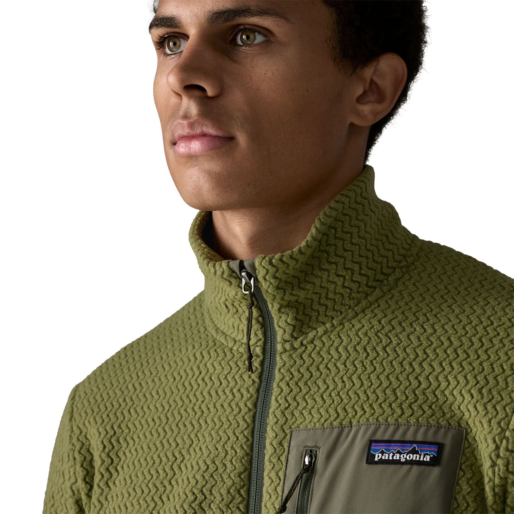 Patagonia Men's R1 Air Jacket Caper Green Image 06