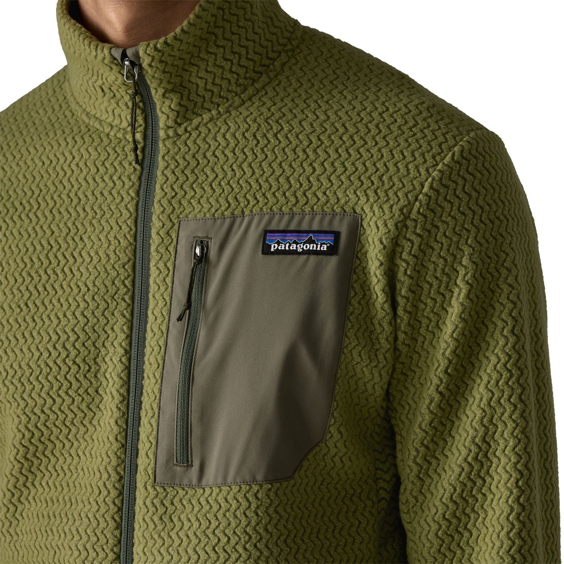 Patagonia Men's R1 Air Jacket Caper Green Image 07