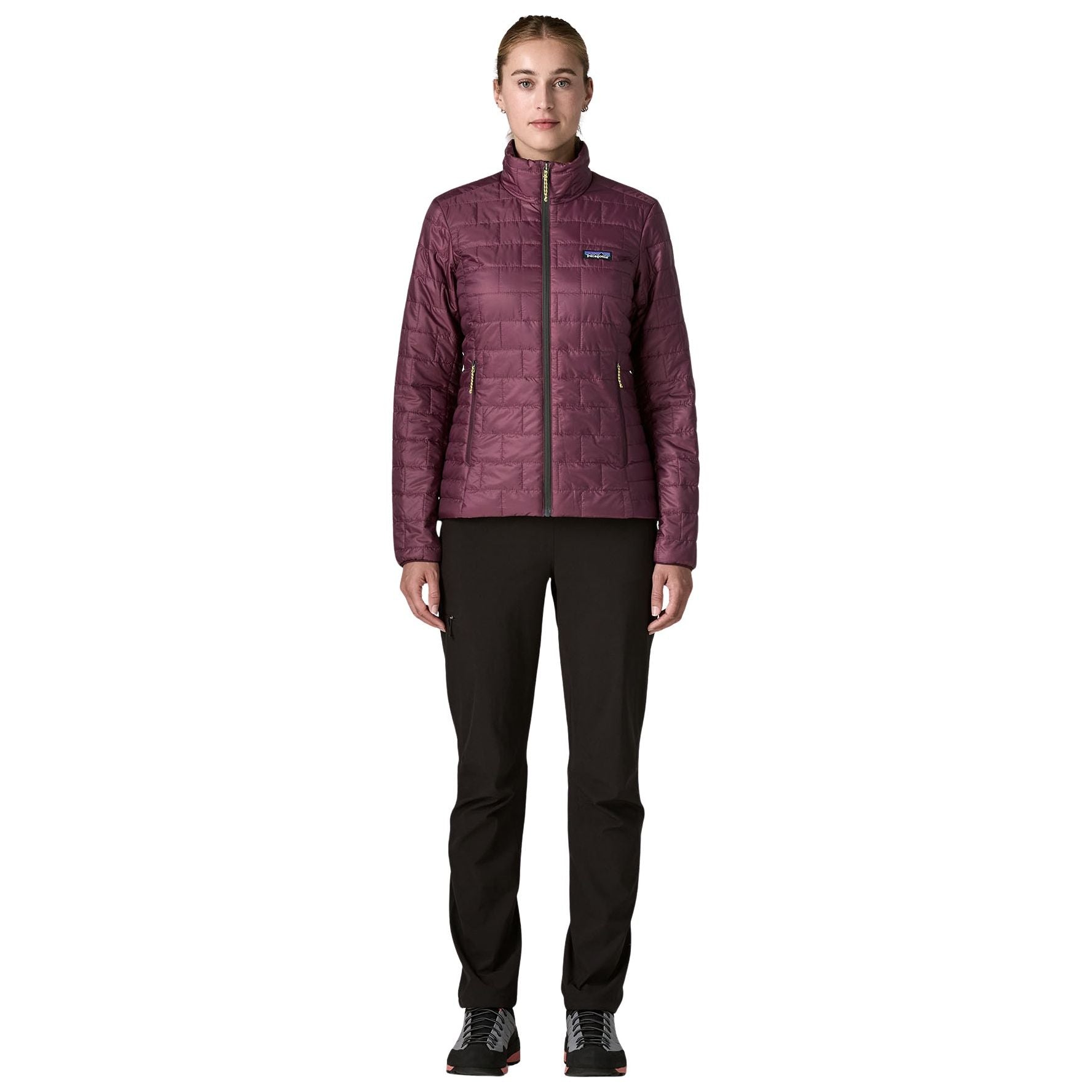 Patagonia Women's Nano Puff Jacket Berry Fig Image 02