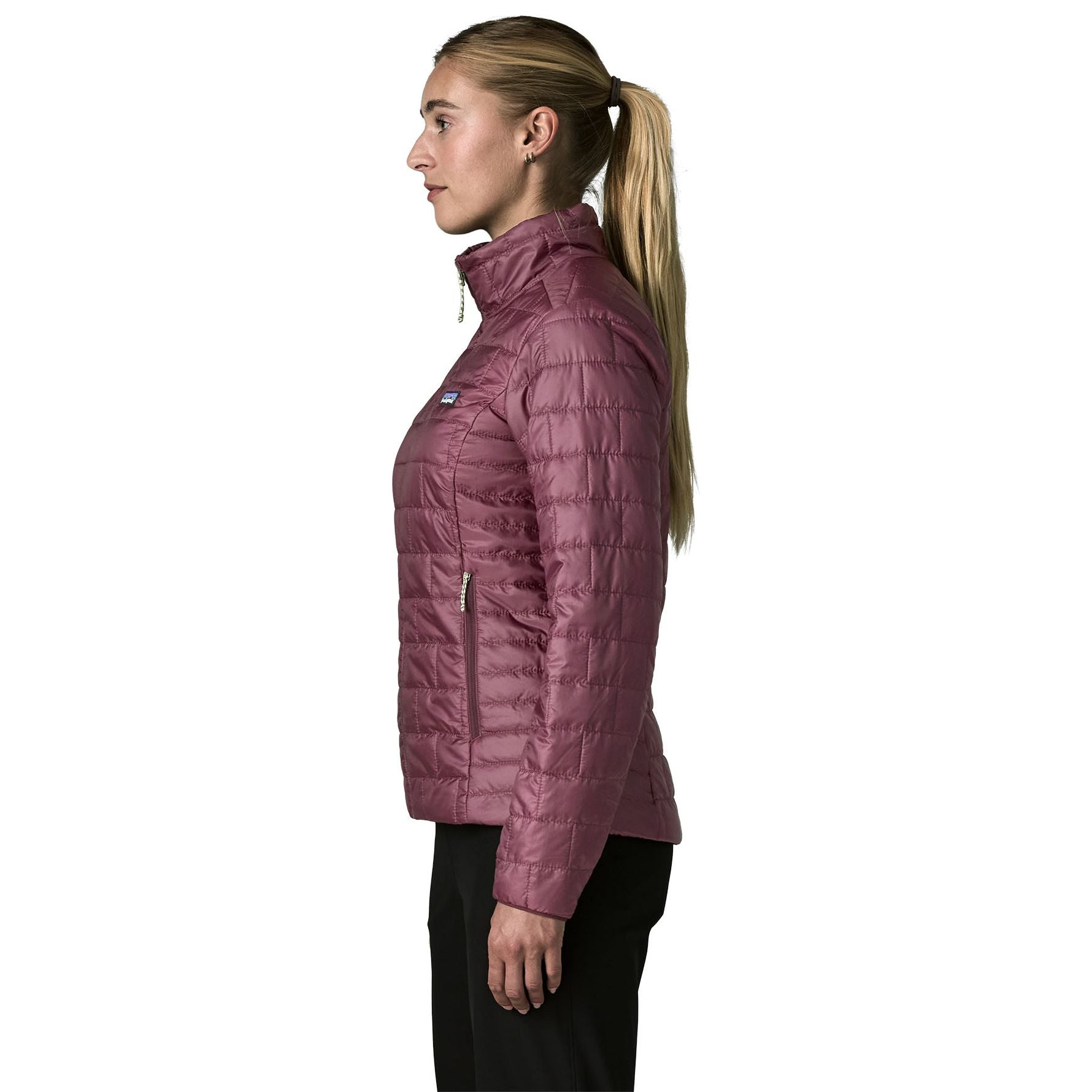 Patagonia Women's Nano Puff Jacket Berry Fig Image 04