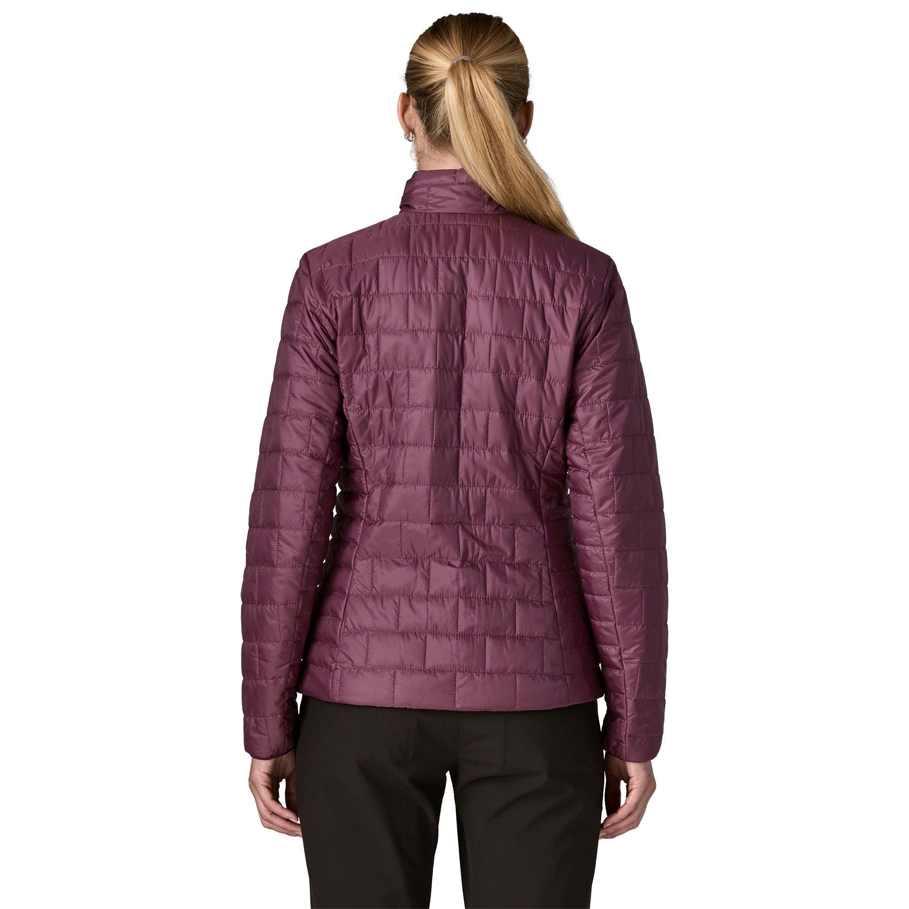Patagonia Women's Nano Puff Jacket Berry Fig Image 05