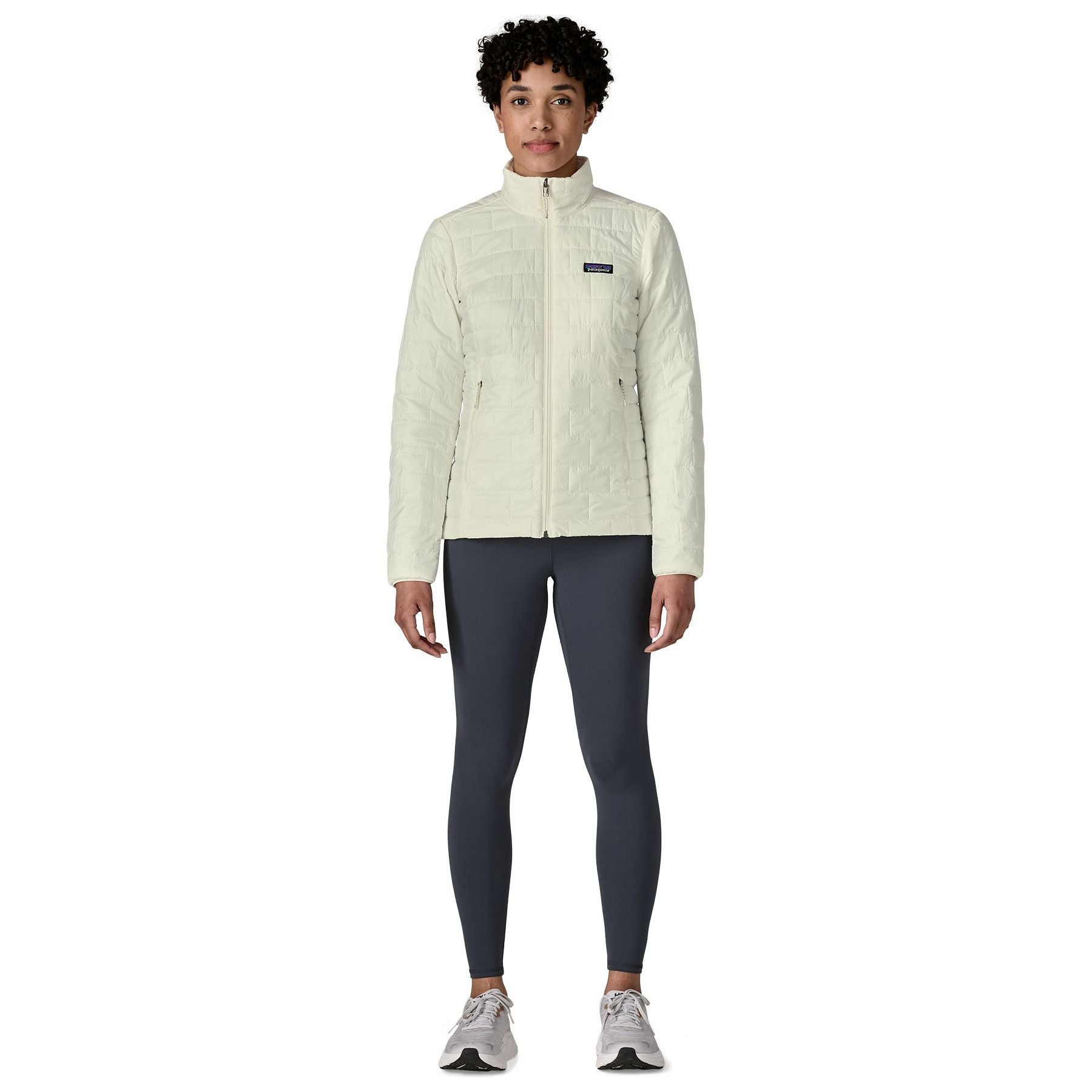 Patagonia Women's Nano Puff Jacket Birch White Image 02