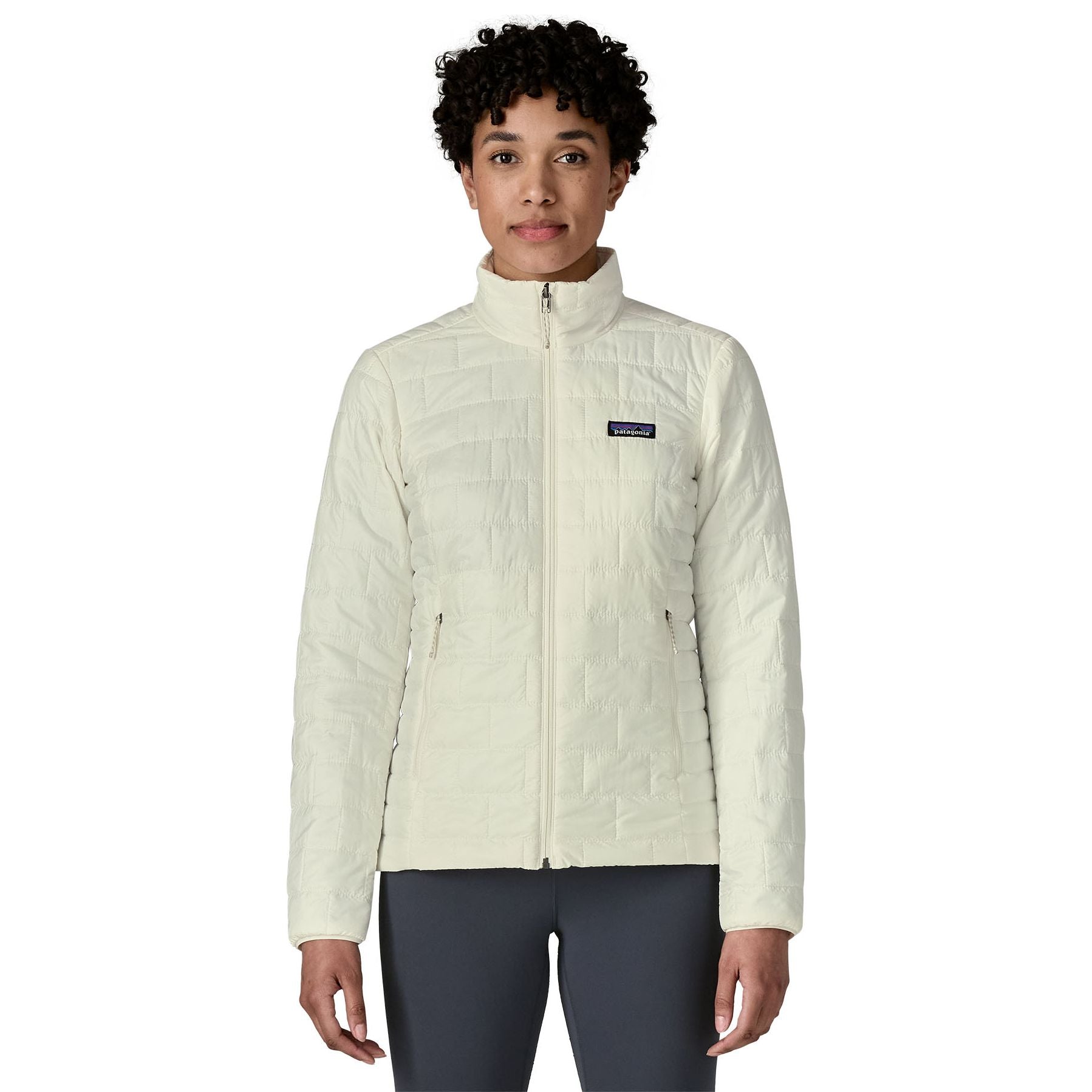 Patagonia Women's Nano Puff Jacket Birch White Image 03