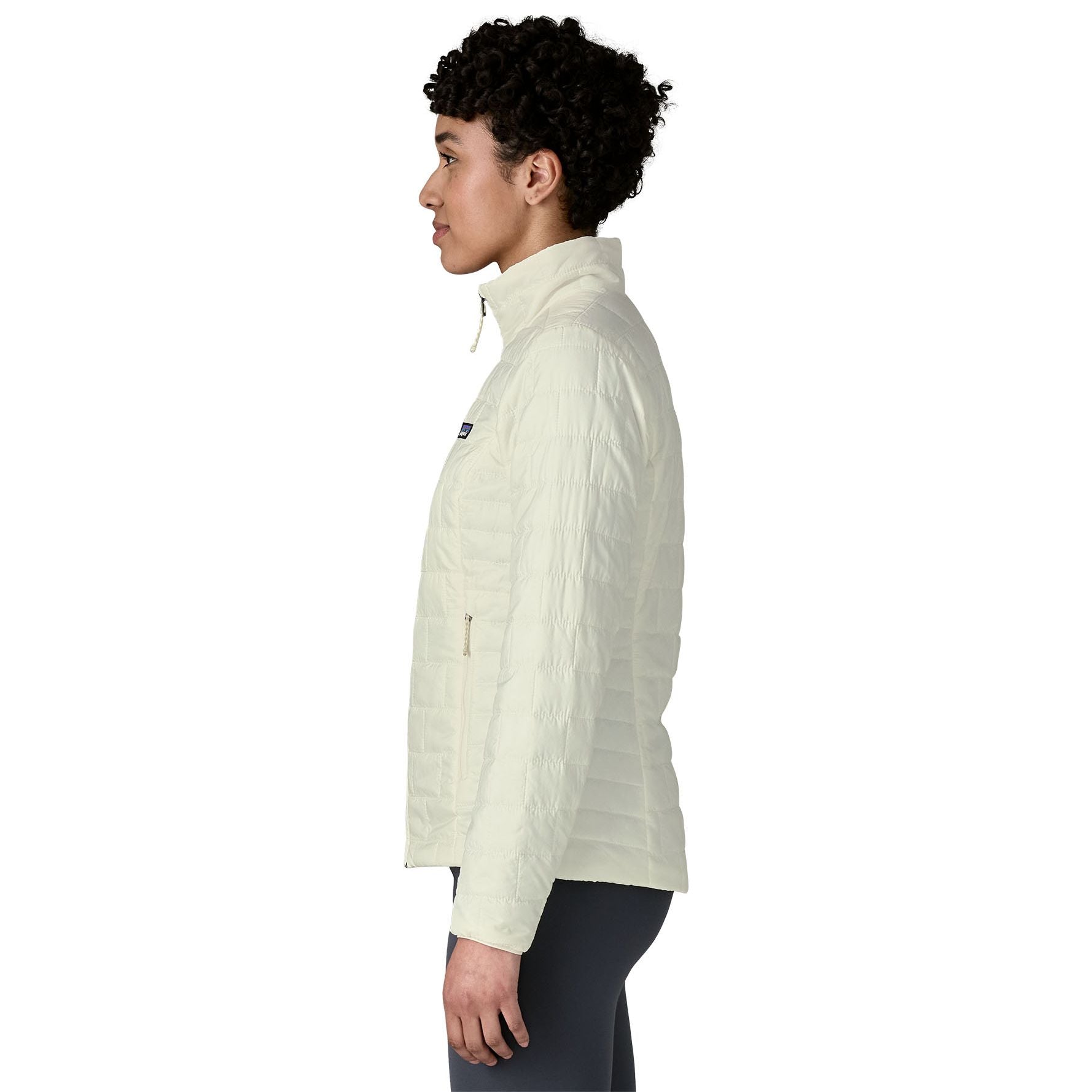Patagonia Women's Nano Puff Jacket Birch White Image 04