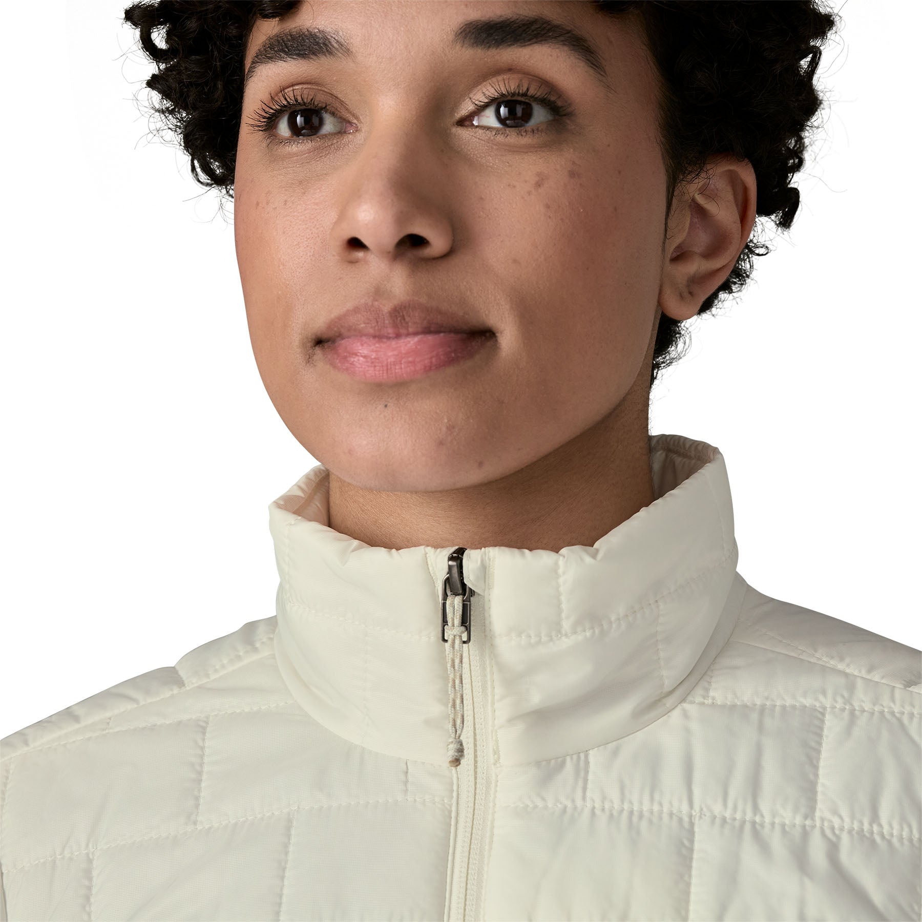 Patagonia Women's Nano Puff Jacket Birch White Image 06
