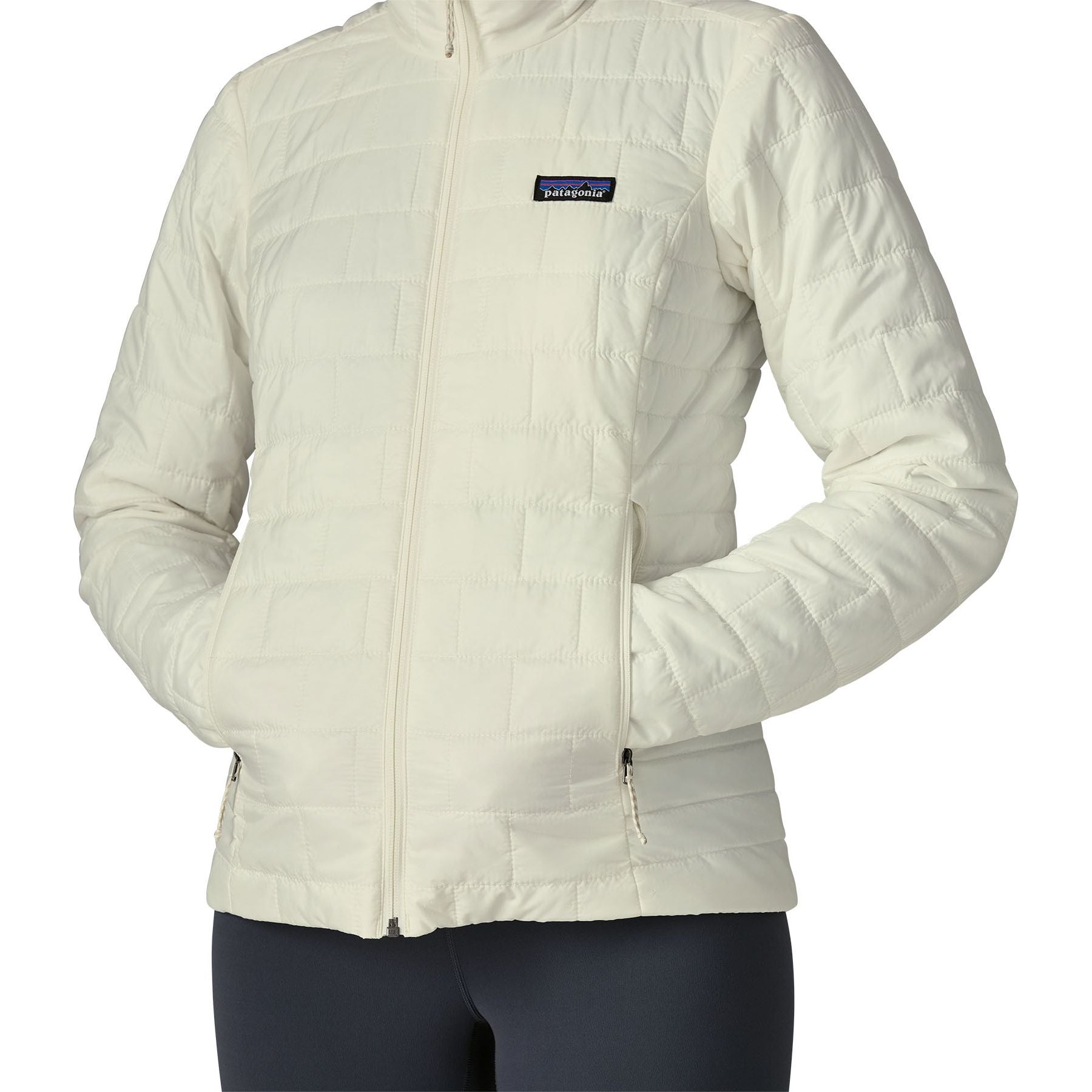 Patagonia Women's Nano Puff Jacket Birch White Image 07