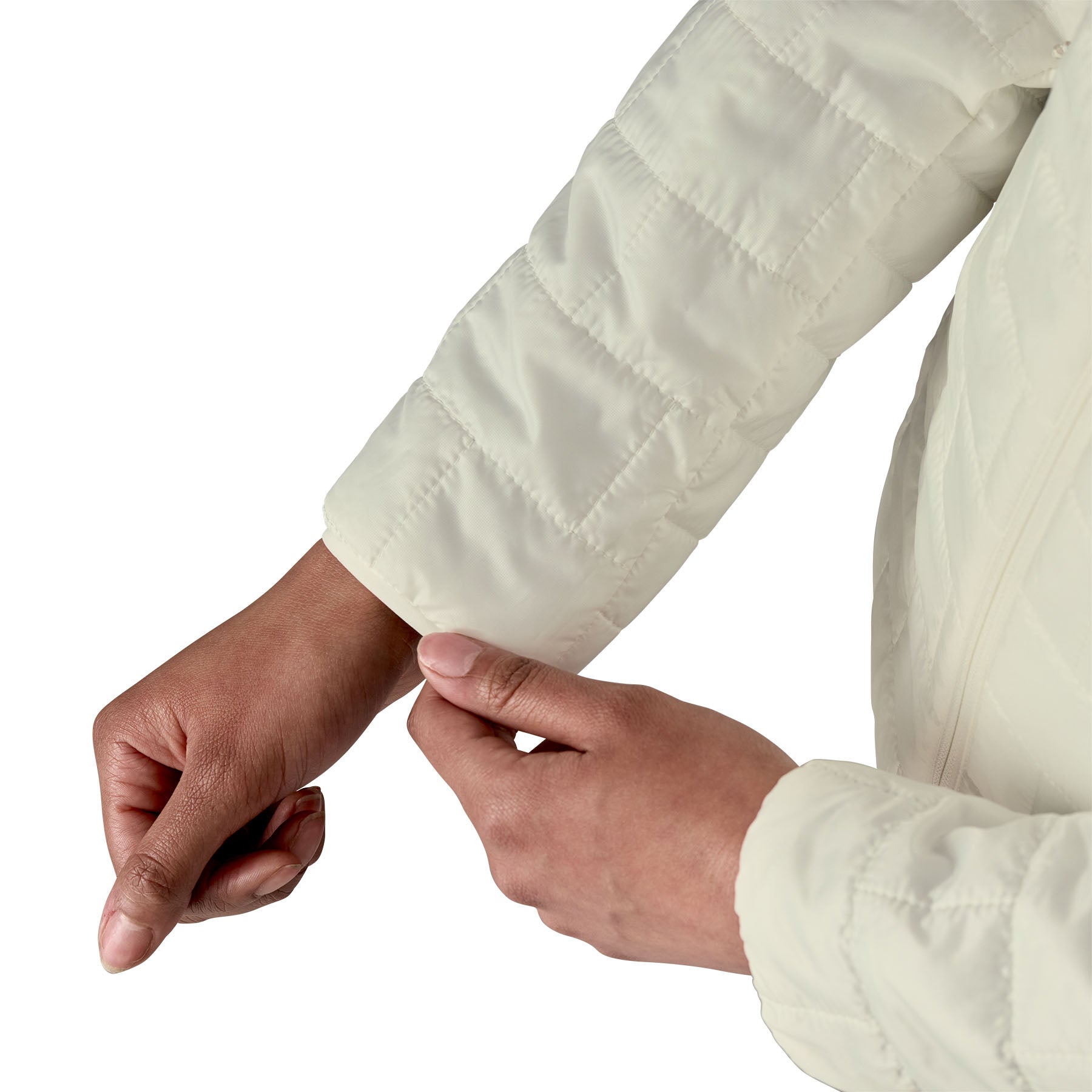 Patagonia Women's Nano Puff Jacket Birch White Image 08