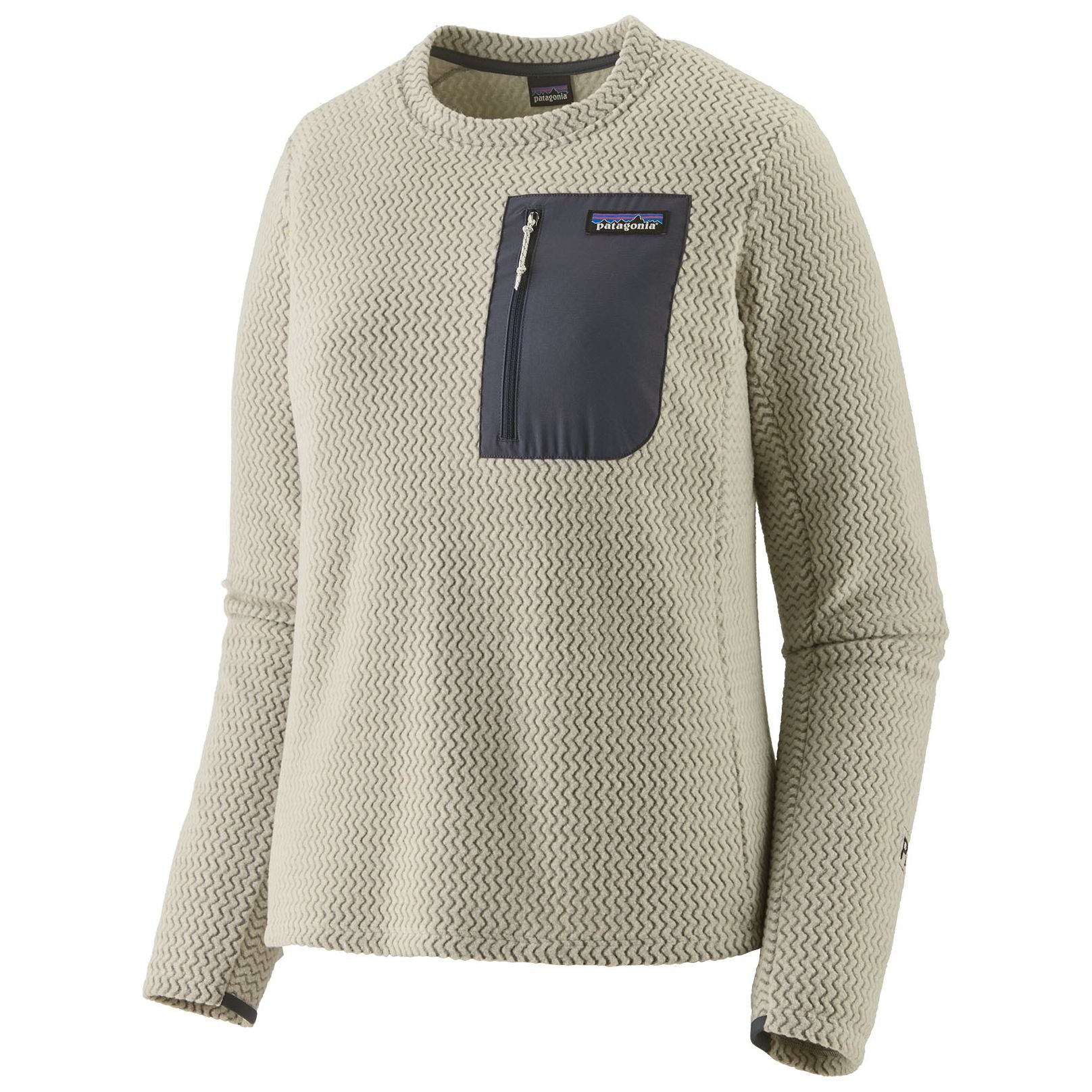 Patagonia Women's R1 Air Crew Wool White Image 01