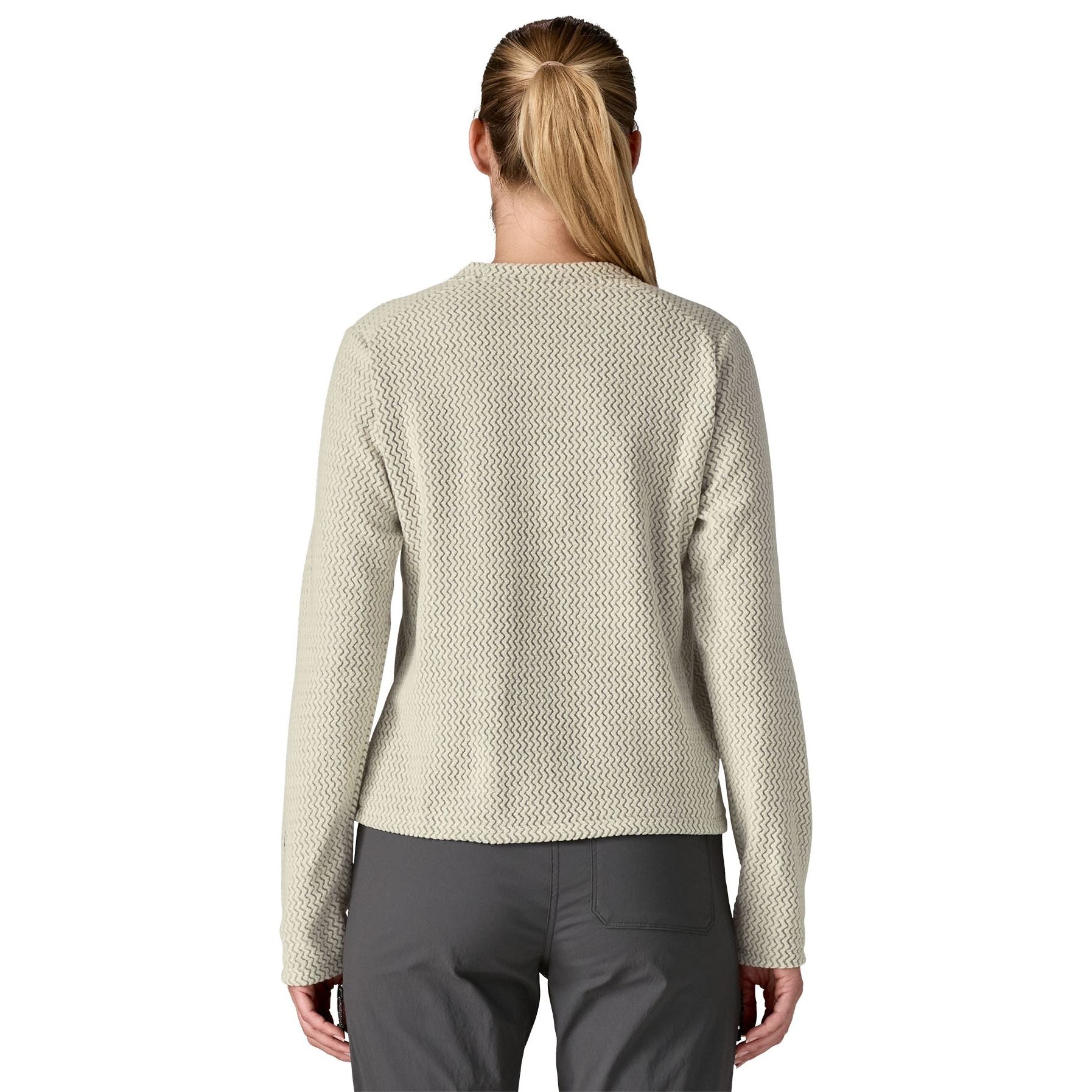 Patagonia Women's R1 Air Crew Wool White Image 05