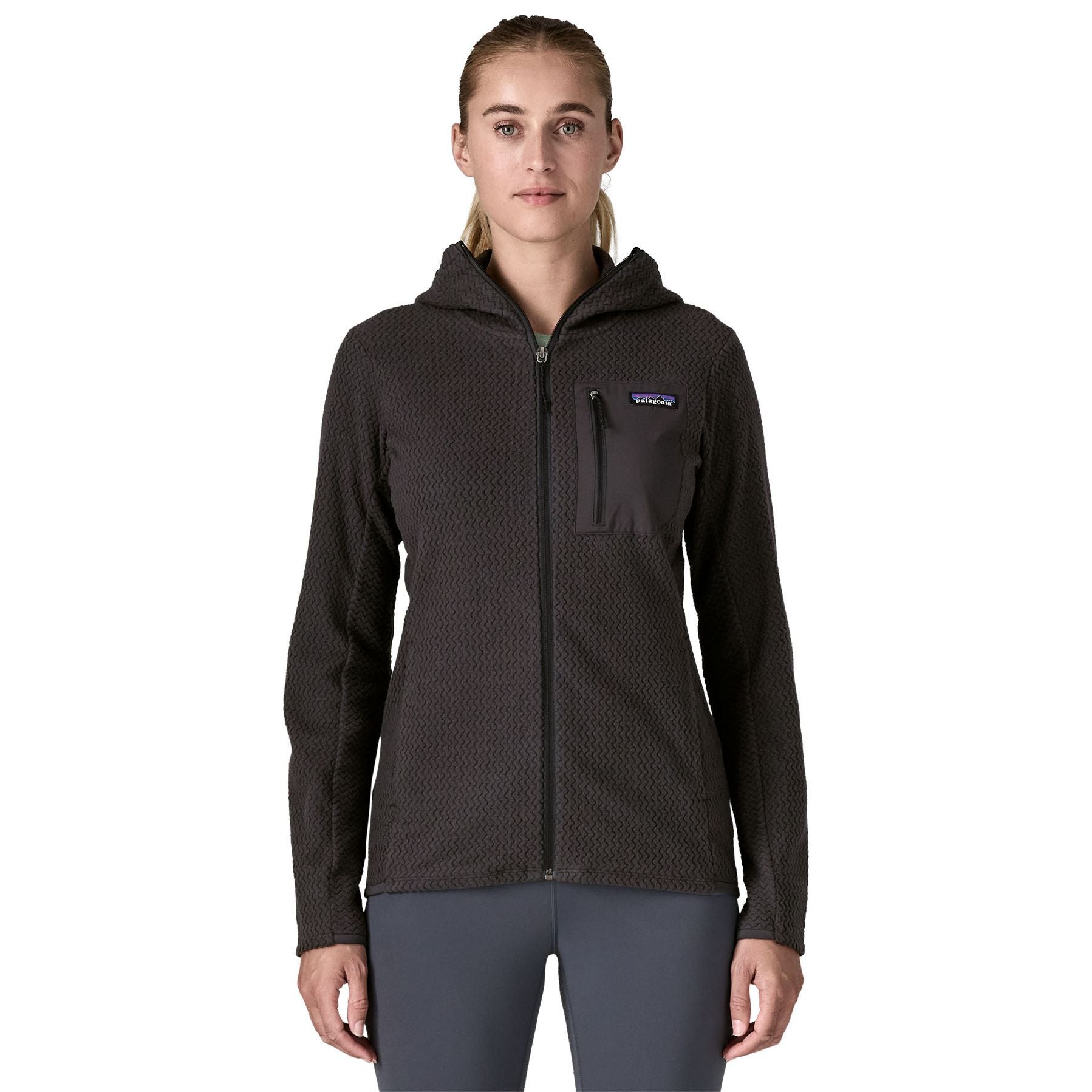 Patagonia Women's R1 Air Full-Zip Hoody Black