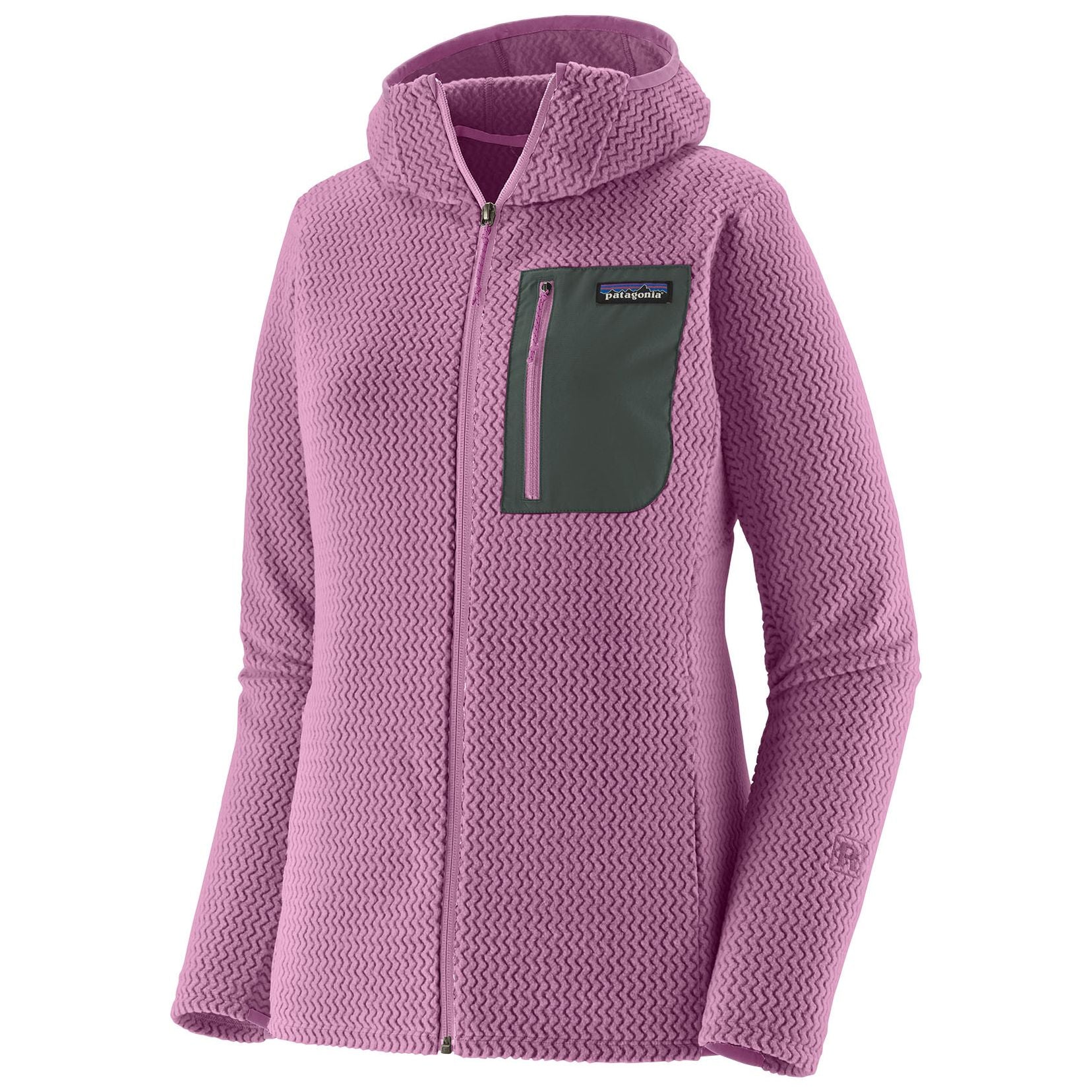 Patagonia Women's R1 Air Full-Zip Hoody Brisk Purple Image 01