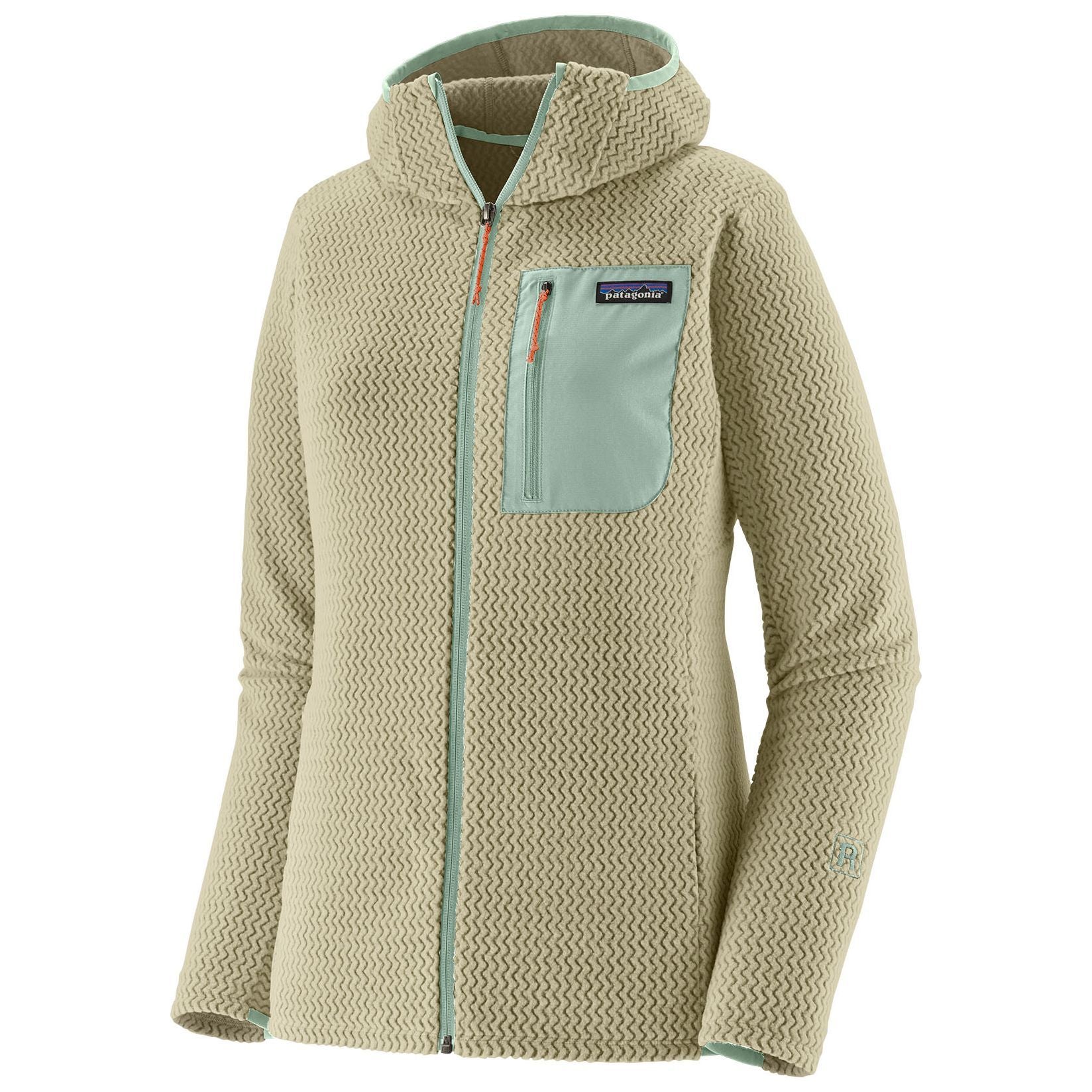 Patagonia Women's R1 Air Full-Zip Hoody Weathered Stone