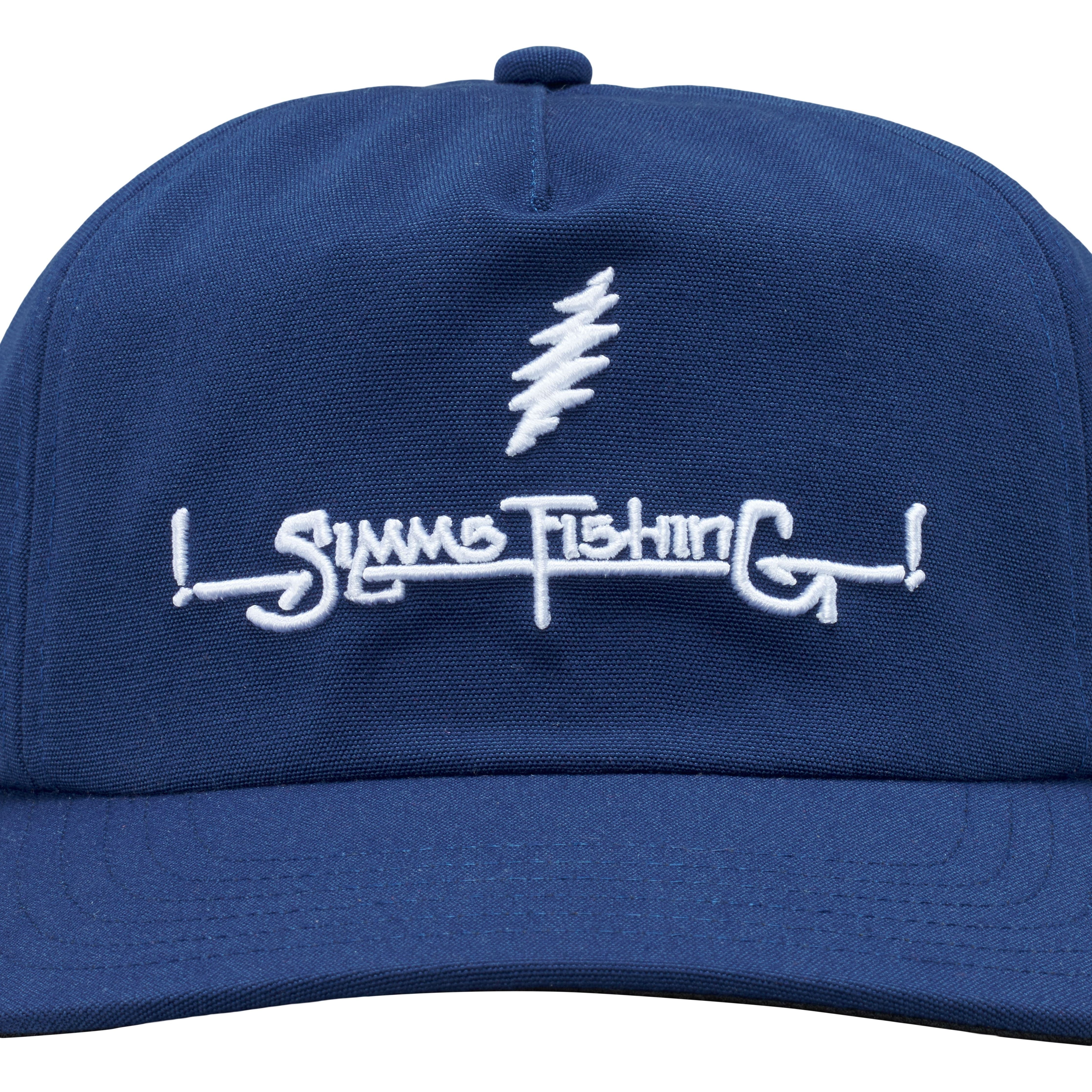 Simms Grateful Dead Double Haul Cap Lightning Script - Navy Image 03
