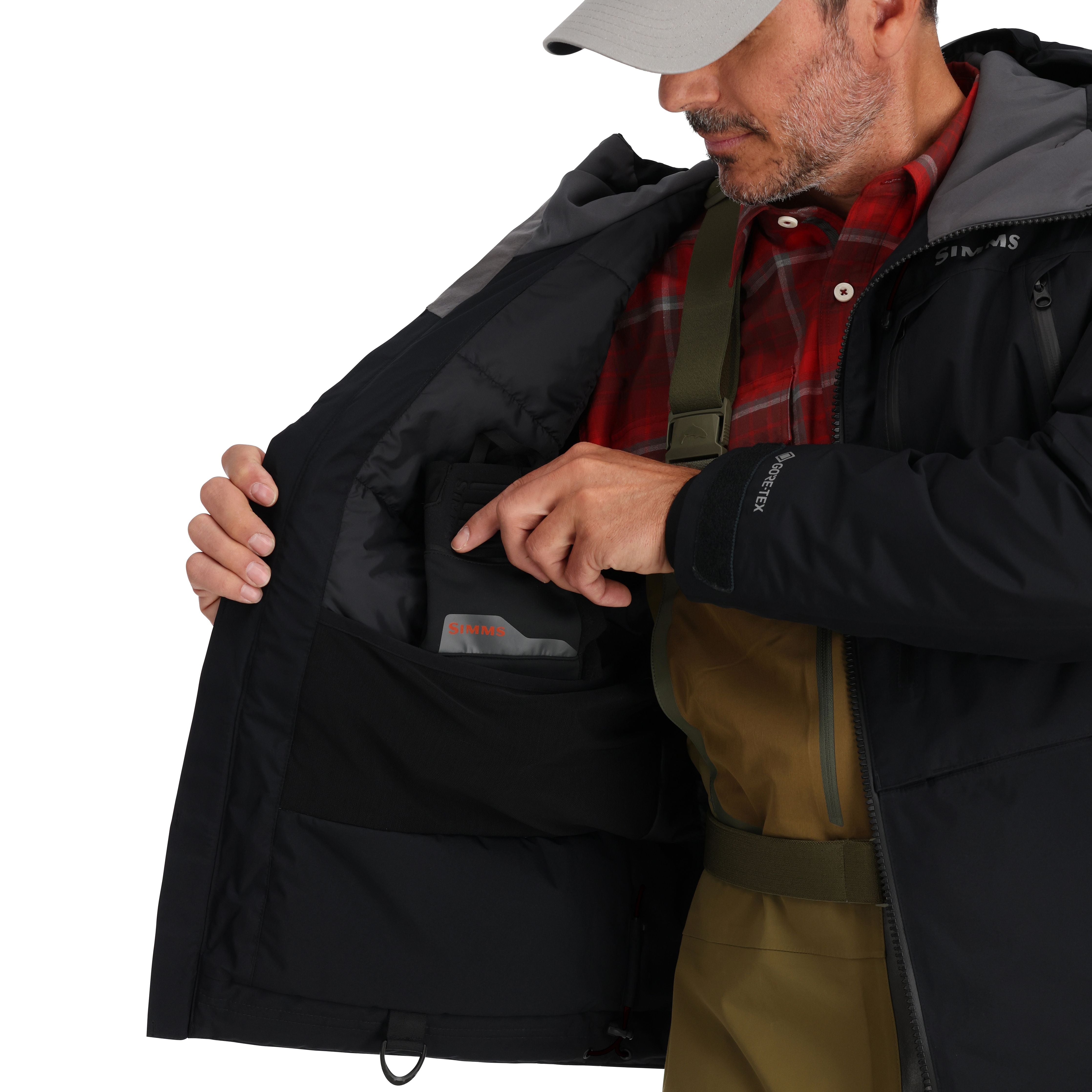 Simms Men's Bulkley Jacket Black Image 05