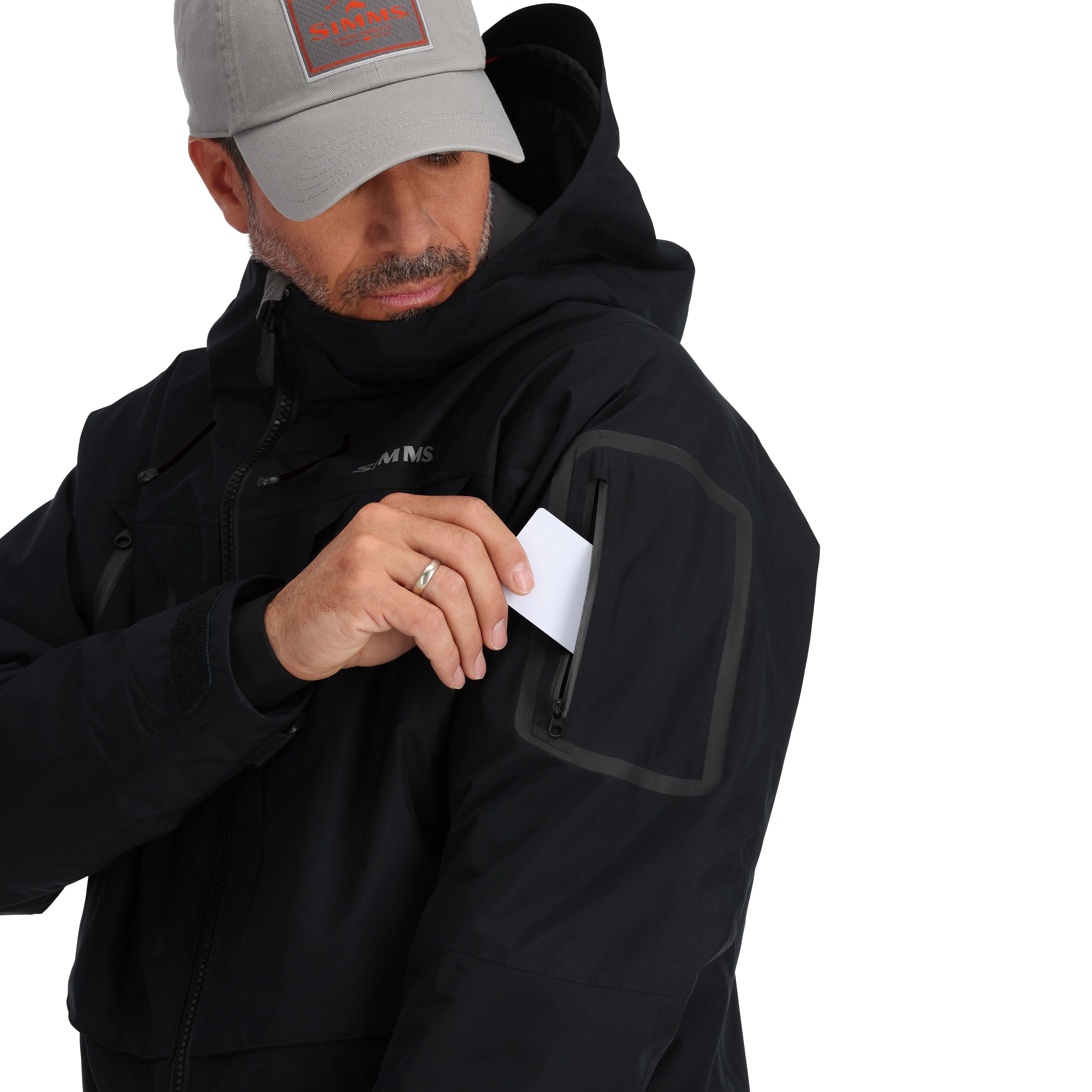 Simms Men's Bulkley Jacket Black Image 06