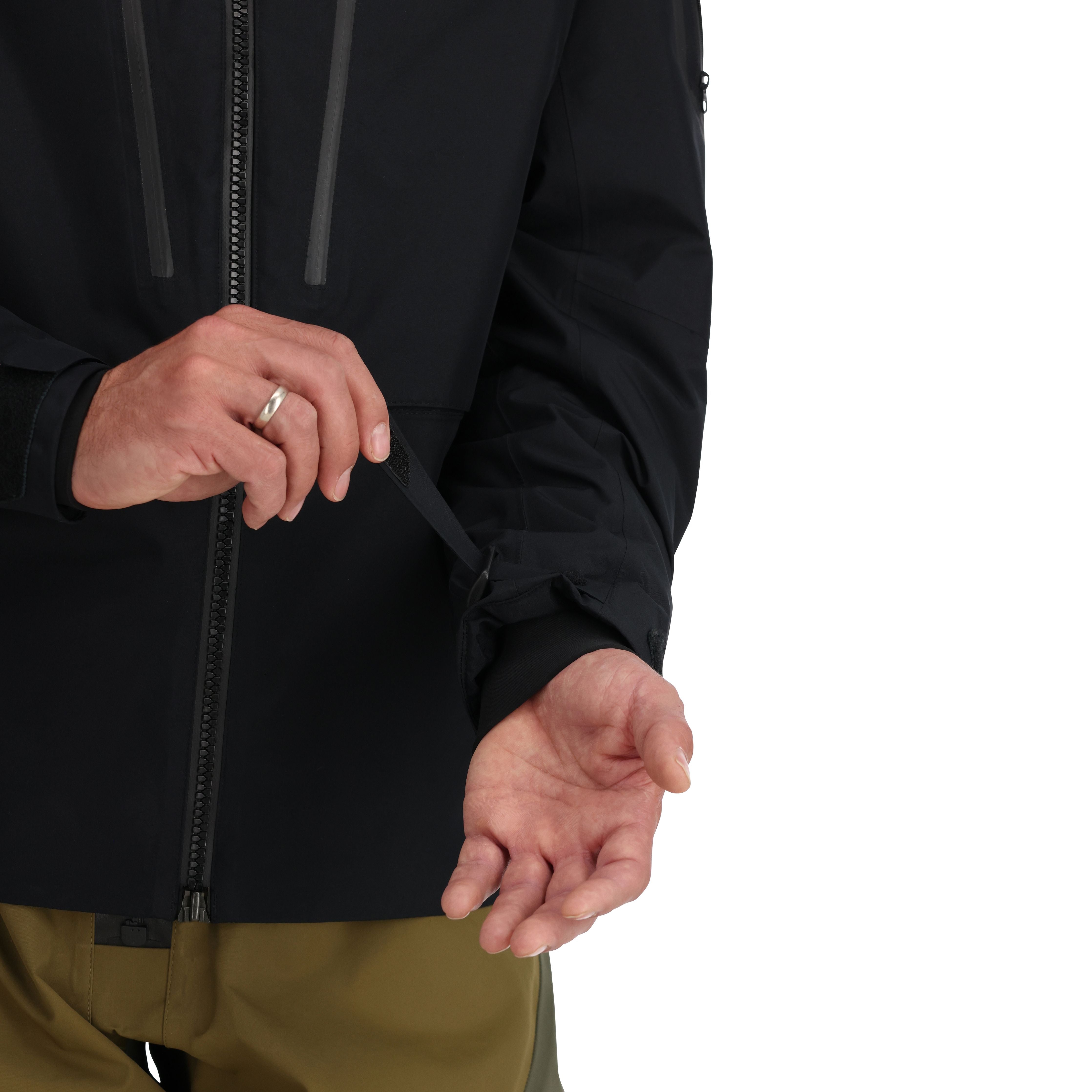 Simms Men's Bulkley Jacket Black Image 07