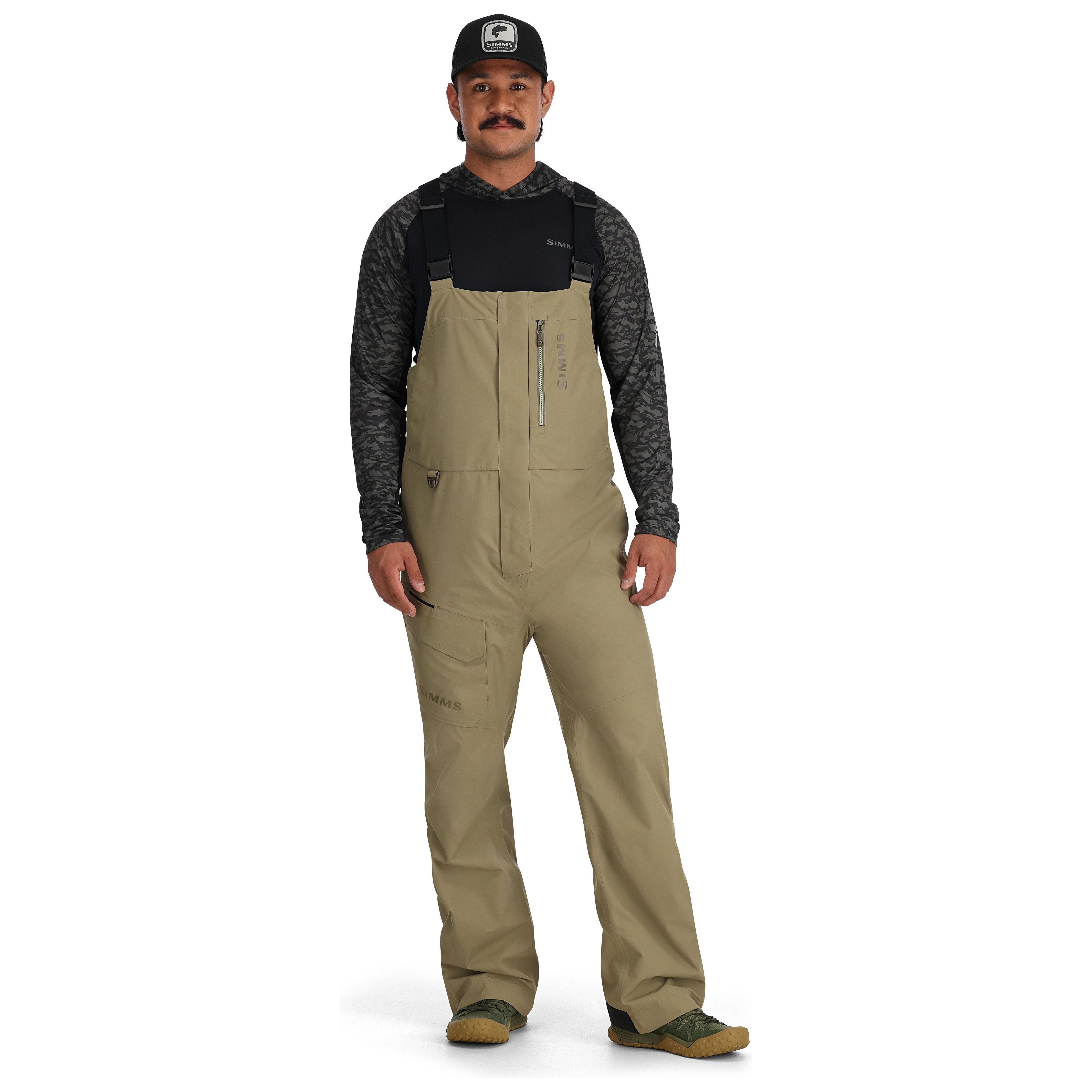 Simms Men's Challenger Bib Bay Leaf Image 02