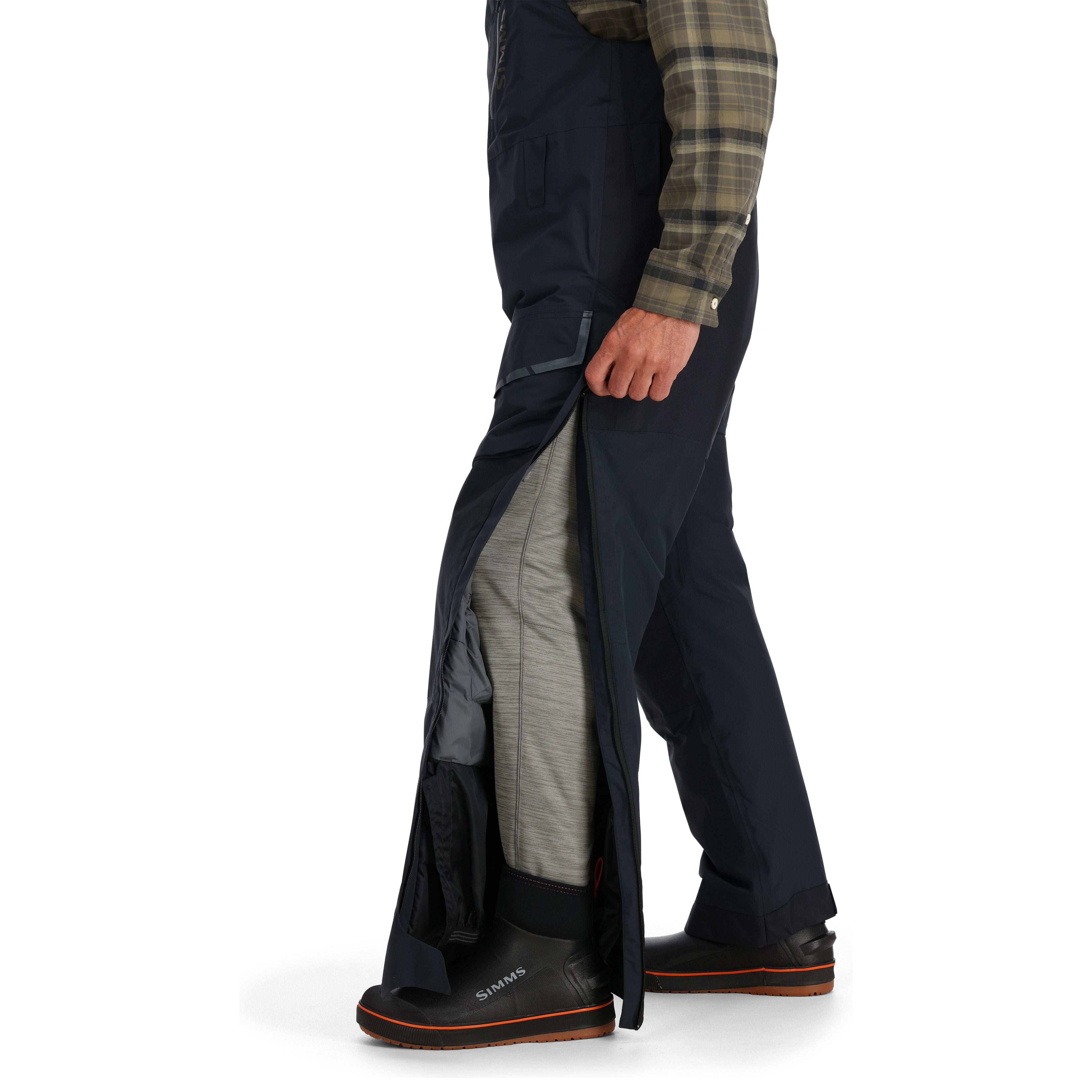 Simms Men's Challenger Insulated Bib Black Image 07