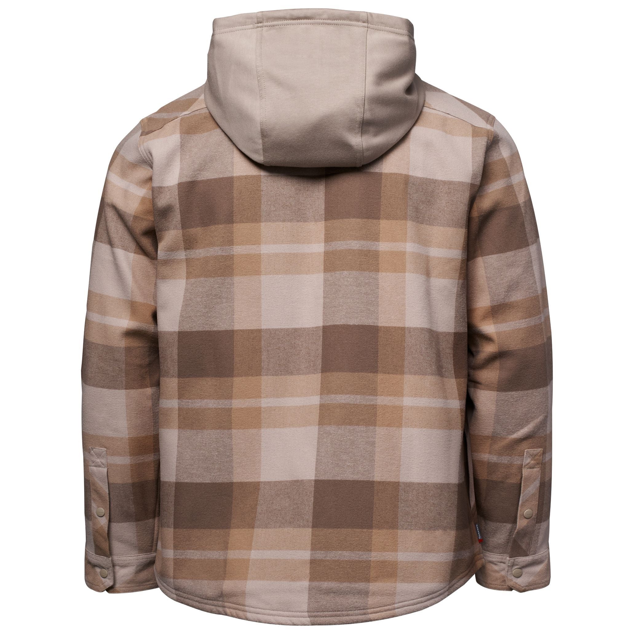 Simms Men's Coldweather Hooded Shacket Fitzgerald Plaid: Dolomite Image 02