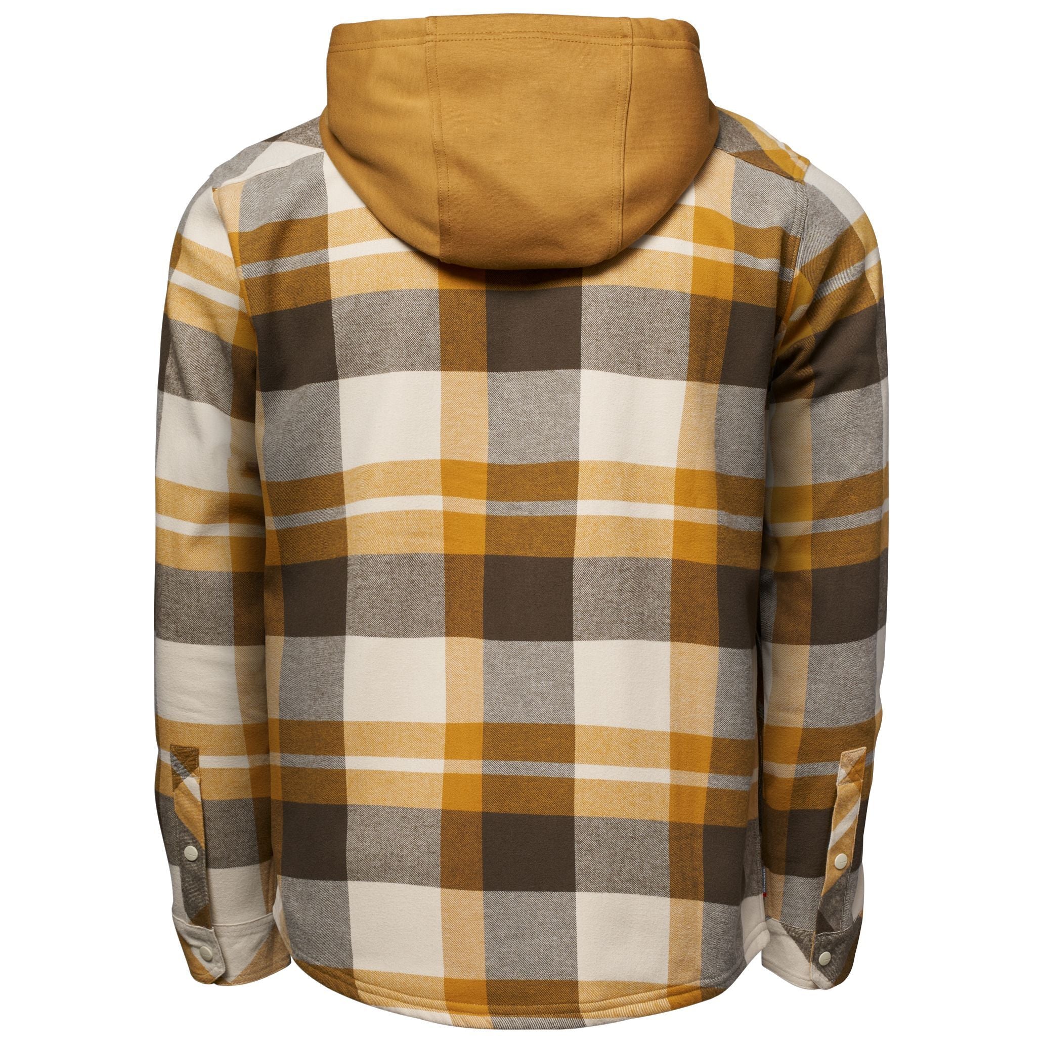 Simms Men's Coldweather Hooded Shacket Fitzgerald Plaid: Hickory Image 02