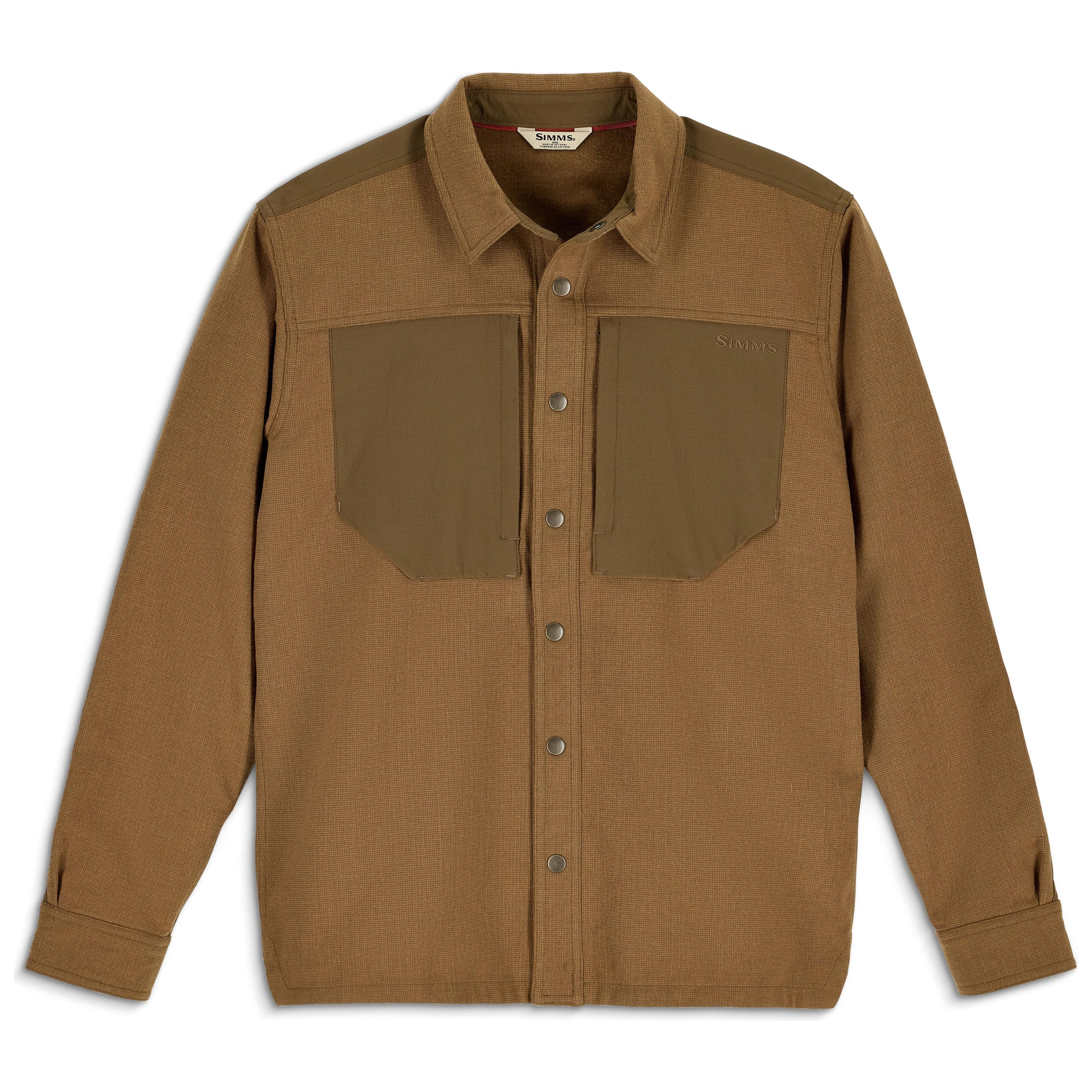 Simms Men's Confluence Overshirt Jasper Image 01