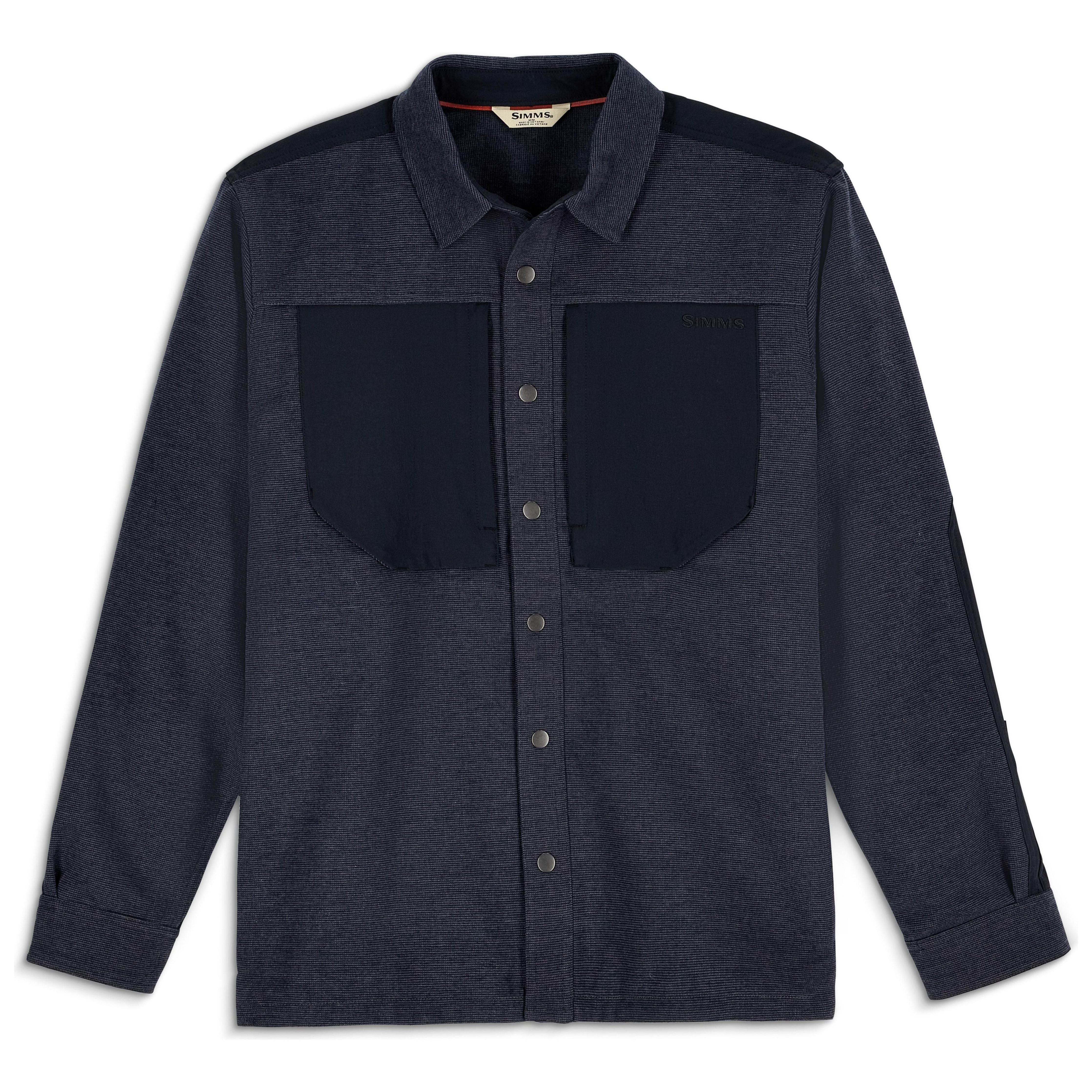 Simms Men's Confluence Overshirt Slate Image 01
