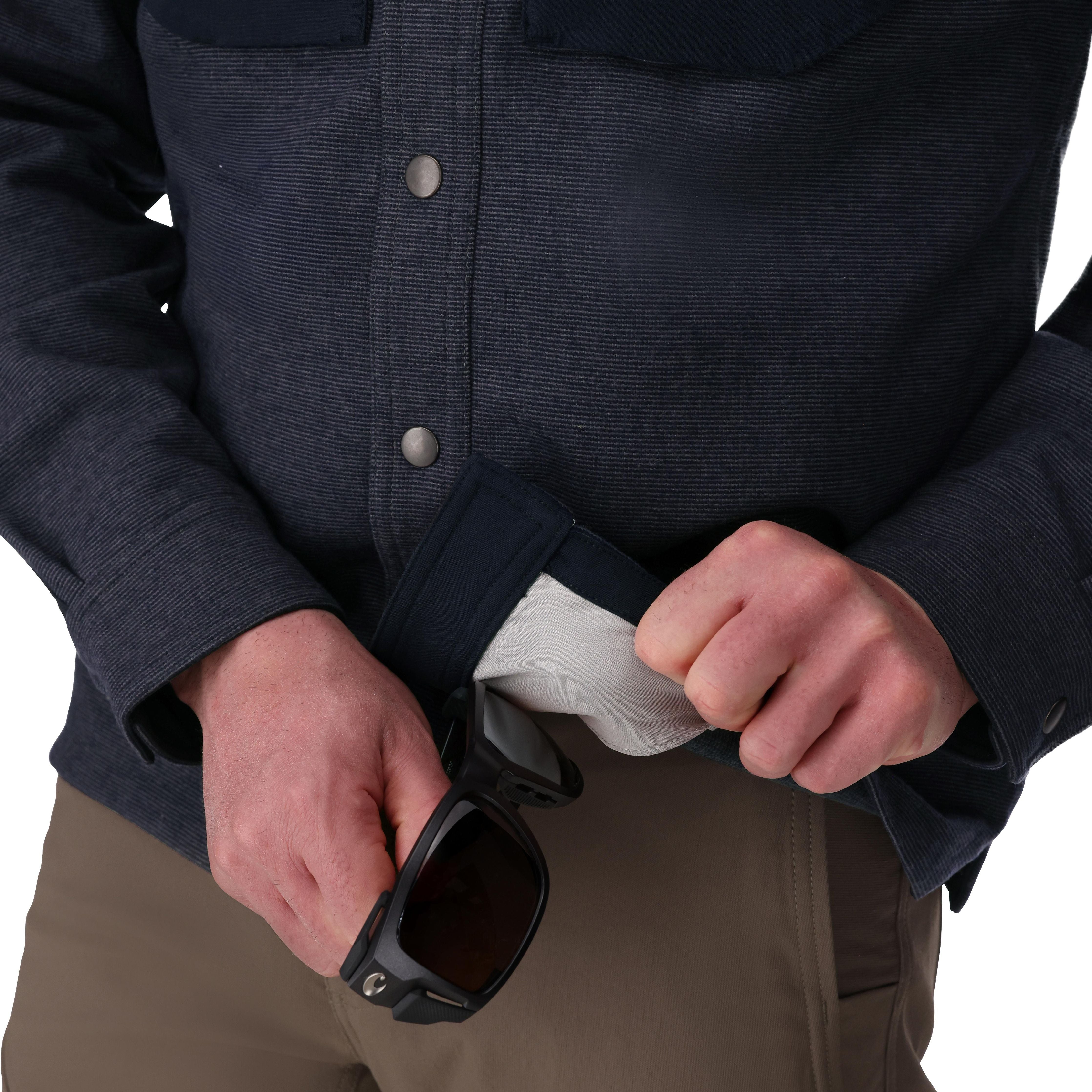 Simms Men's Confluence Overshirt Slate Image 05