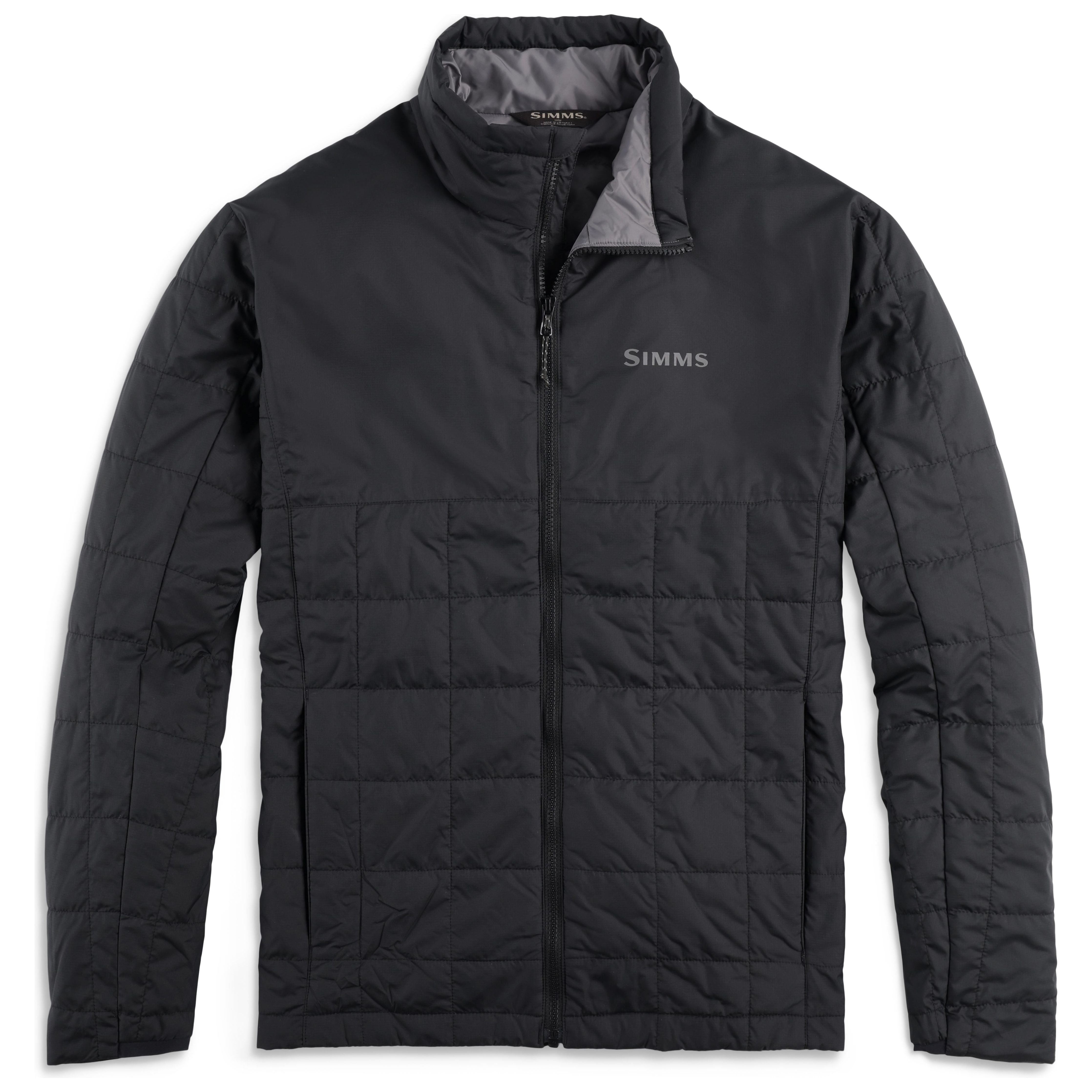 Simms Men's Fall Run Collared Jacket Black Image 02