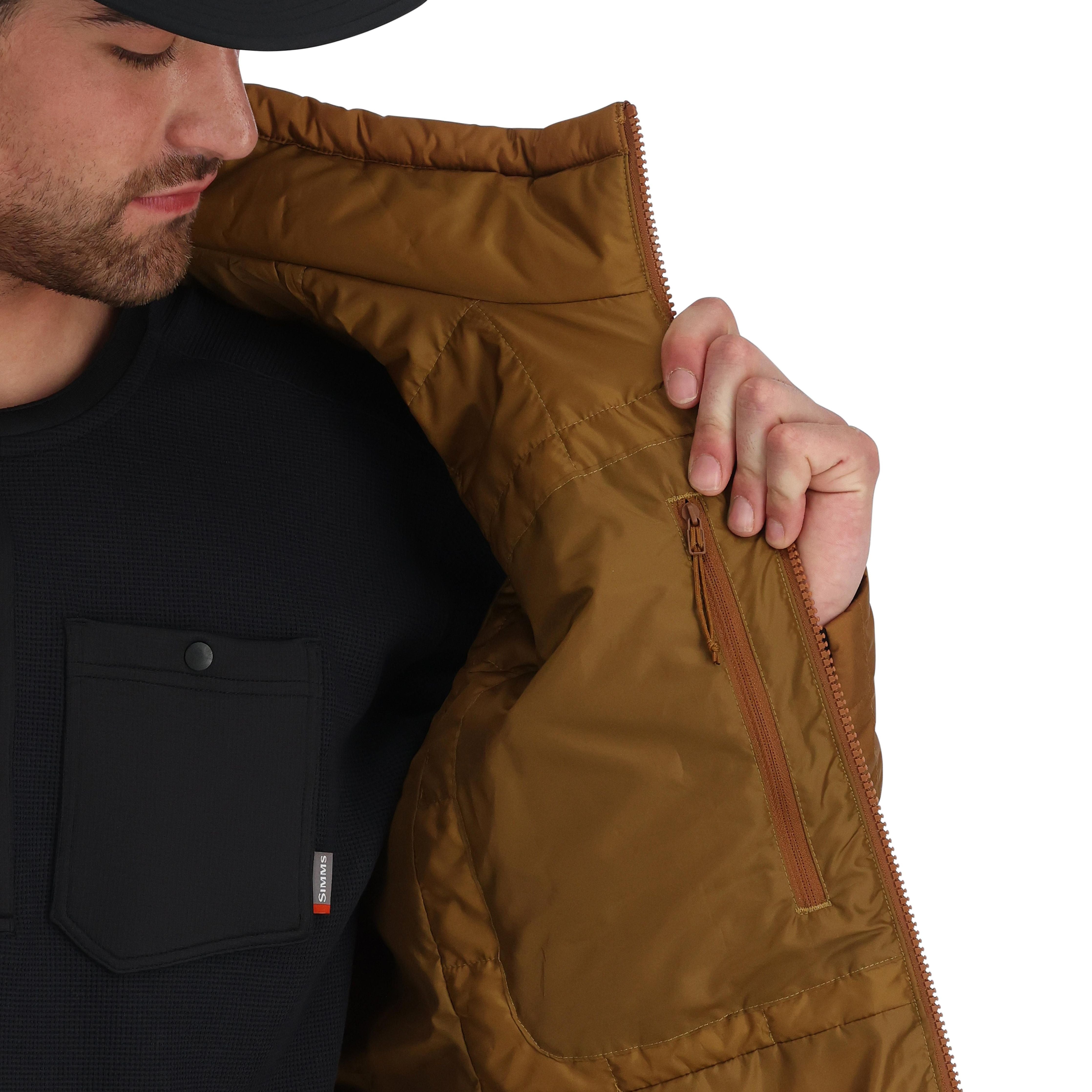 Simms Men's Fall Run Collared Jacket Cobia Image 05