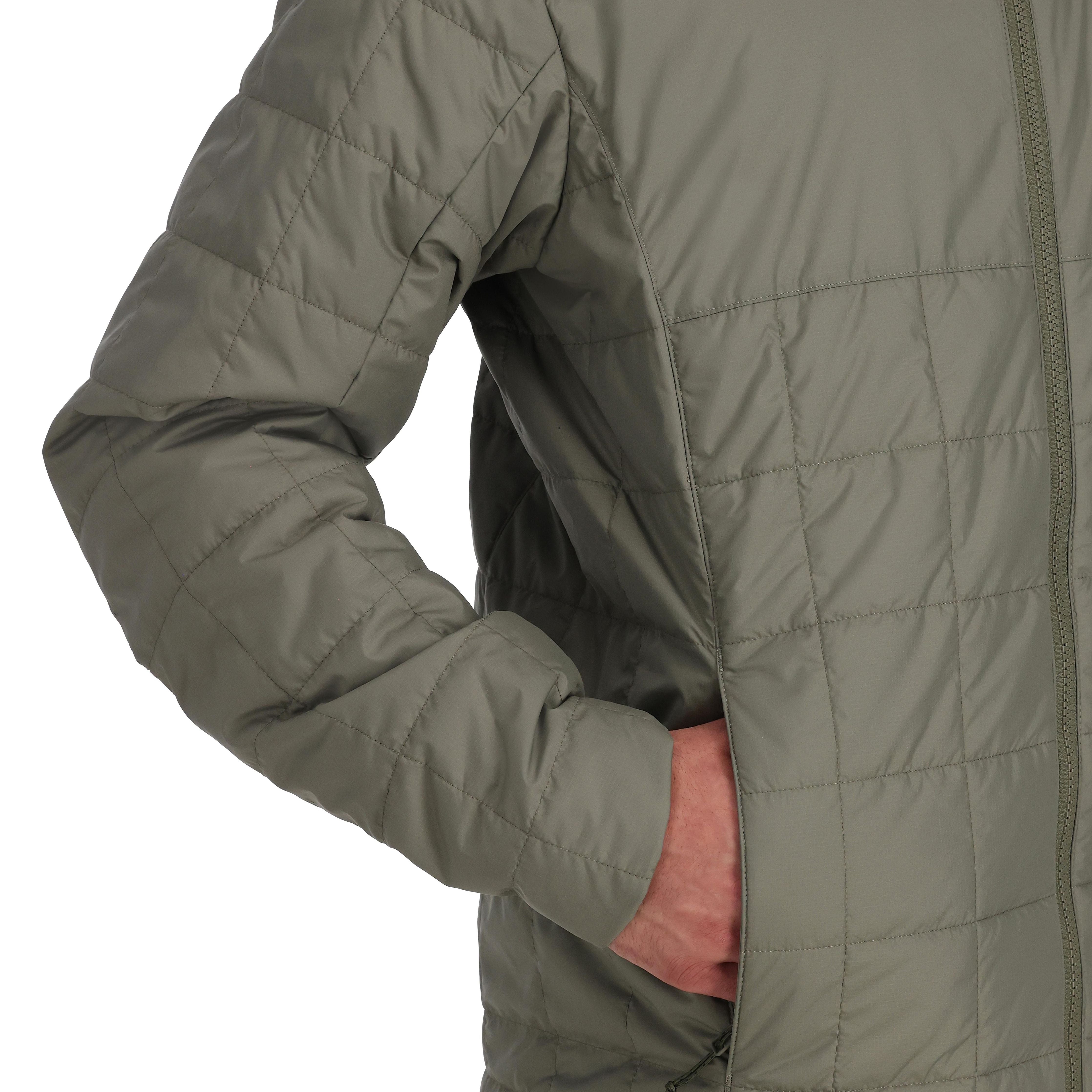 Simms Men's Fall Run Insulated Hoody Smokey Olive Image 06