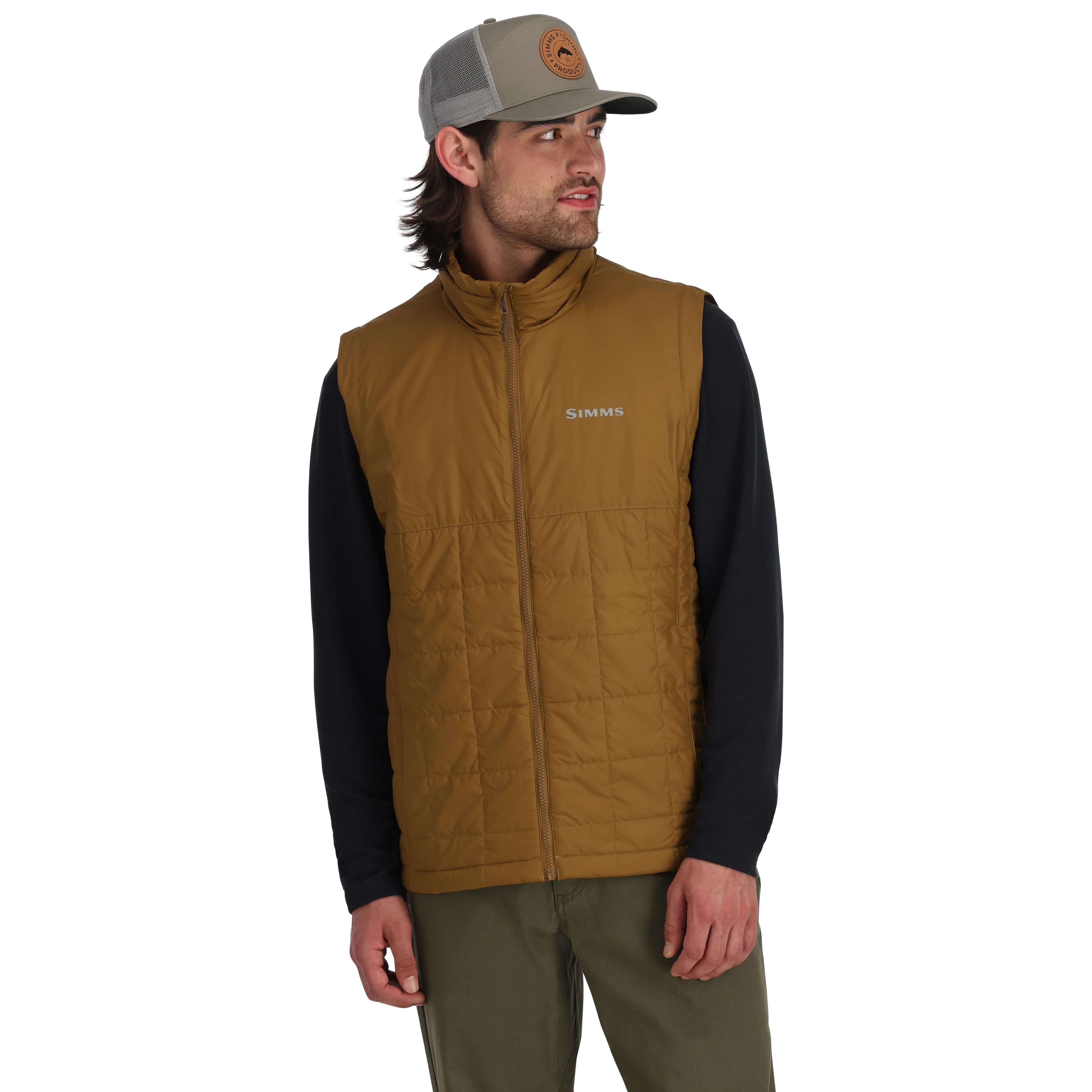 Simms Men's Fall Run Insulated Vest Bronzeback Image 03