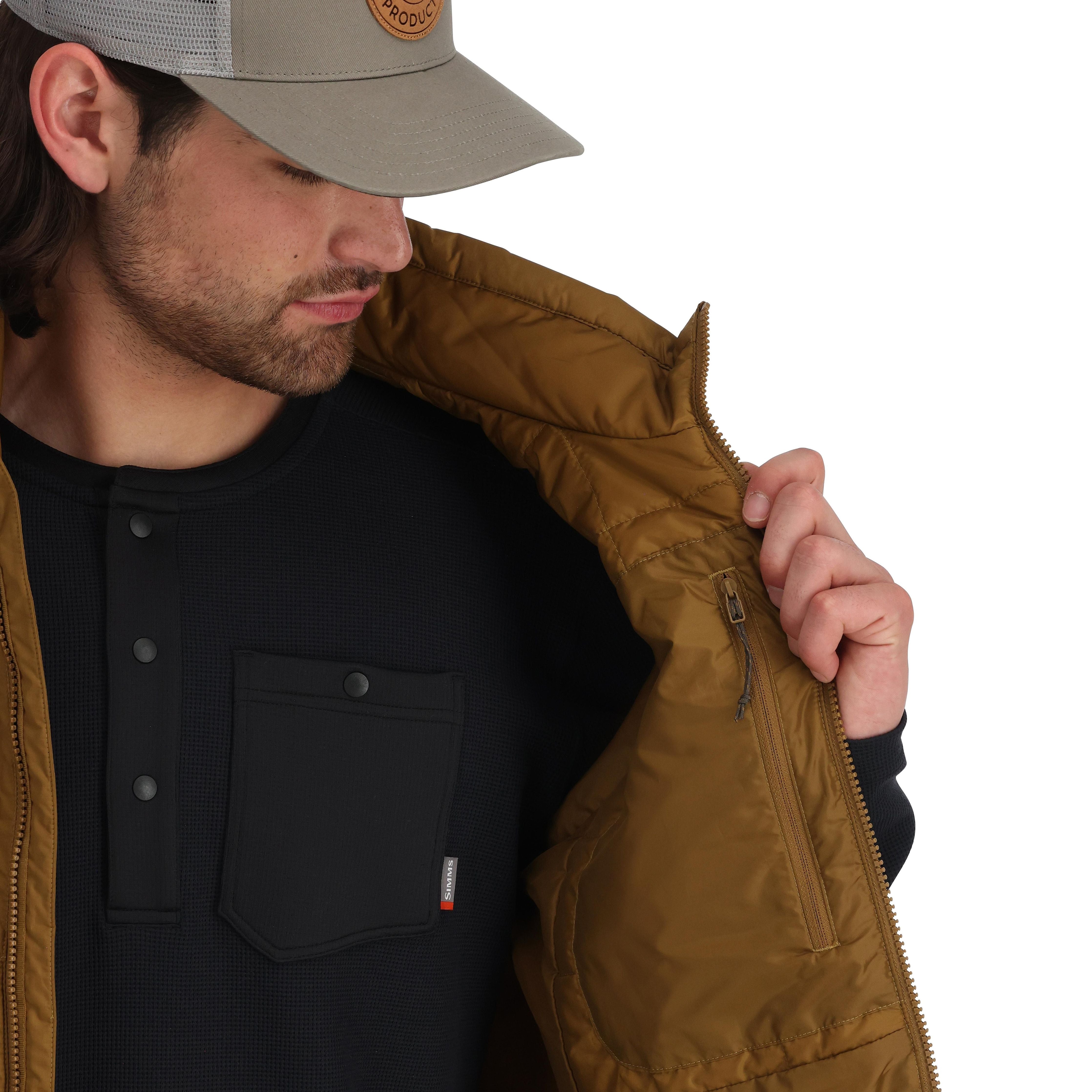 Simms Men's Fall Run Insulated Vest Bronzeback Image 05