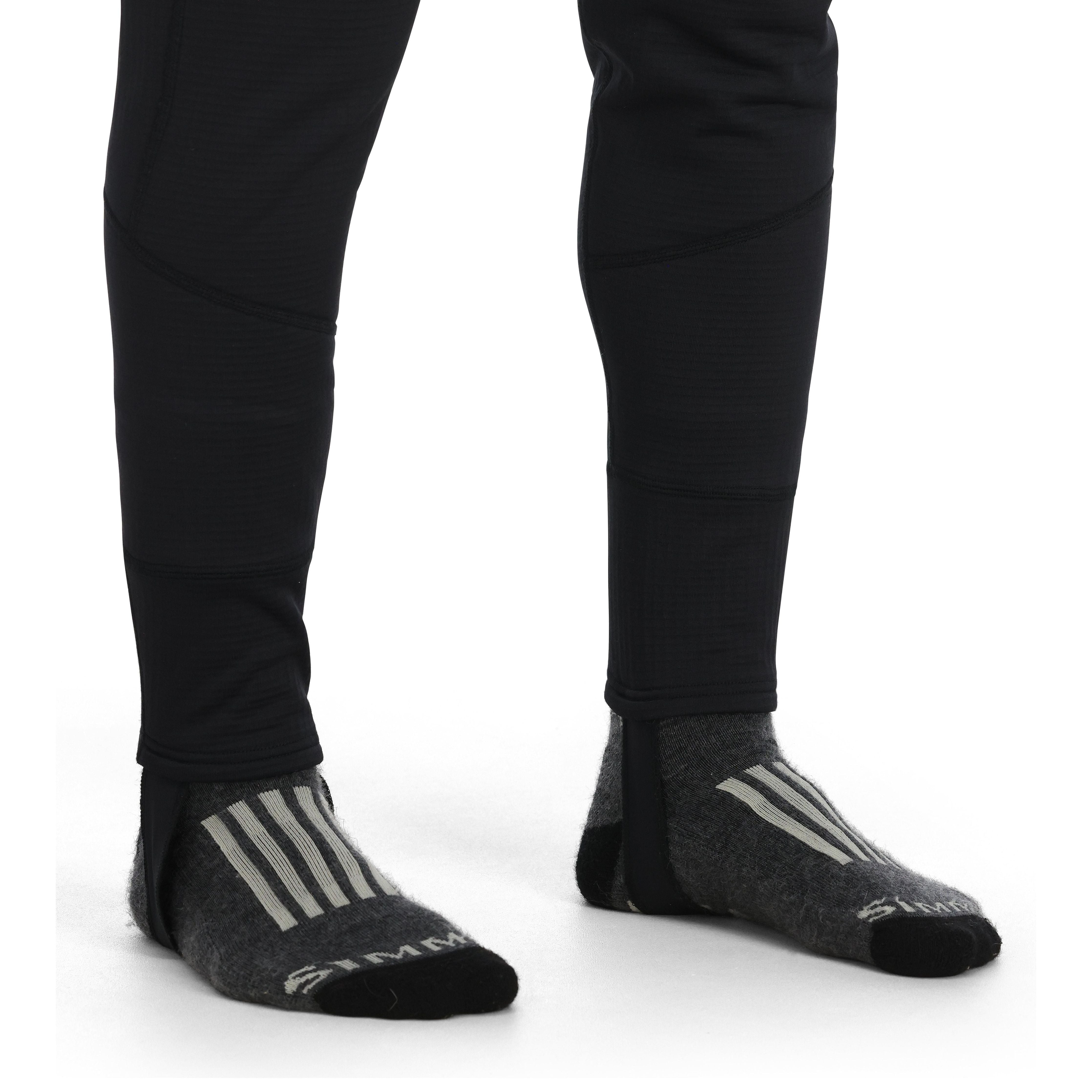 Simms Men's Fleece Midlayer Bib Black Image 07