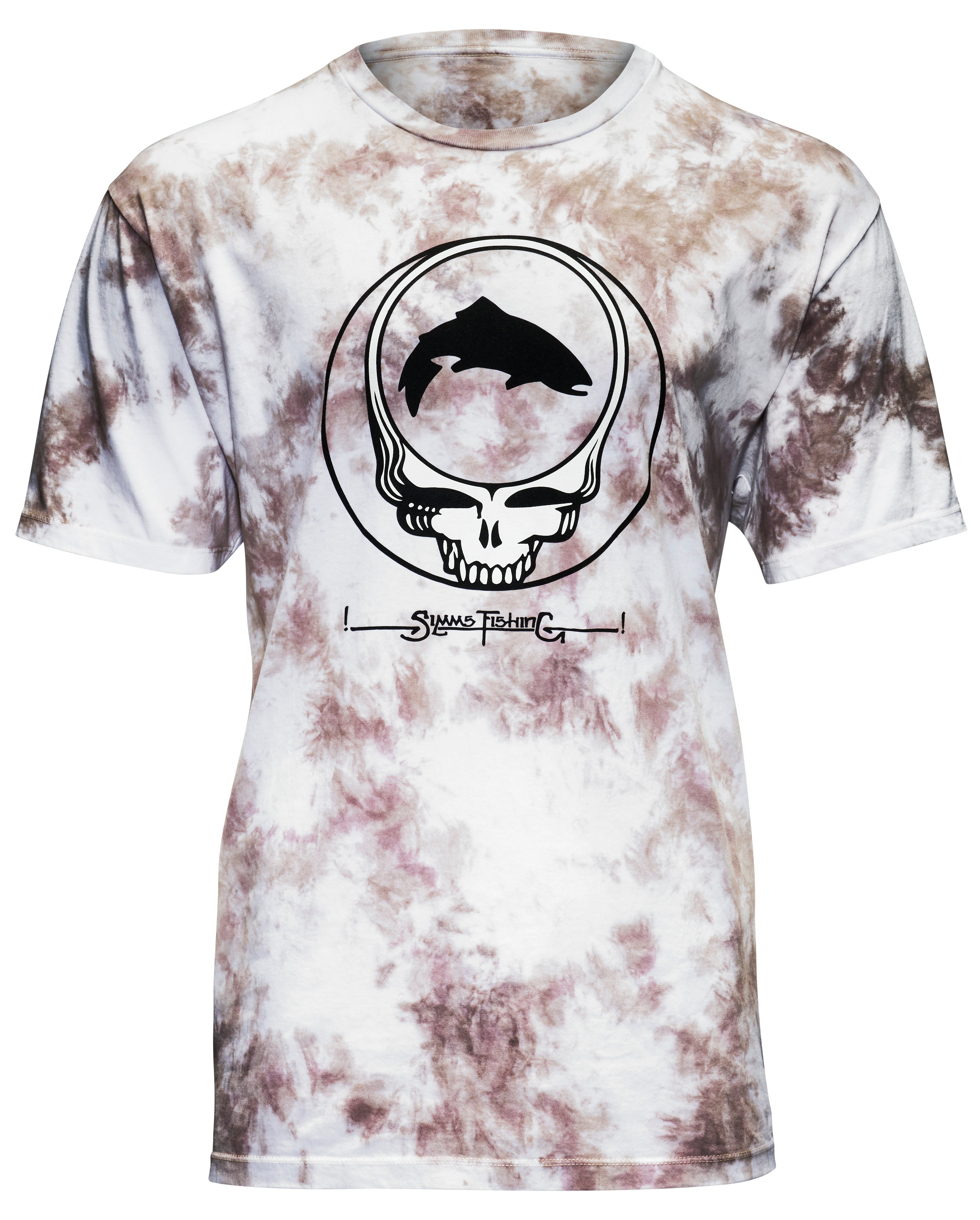 Simms Men's Grateful Dead SS T-Shirt Steal Your Face - Cloud Image 01