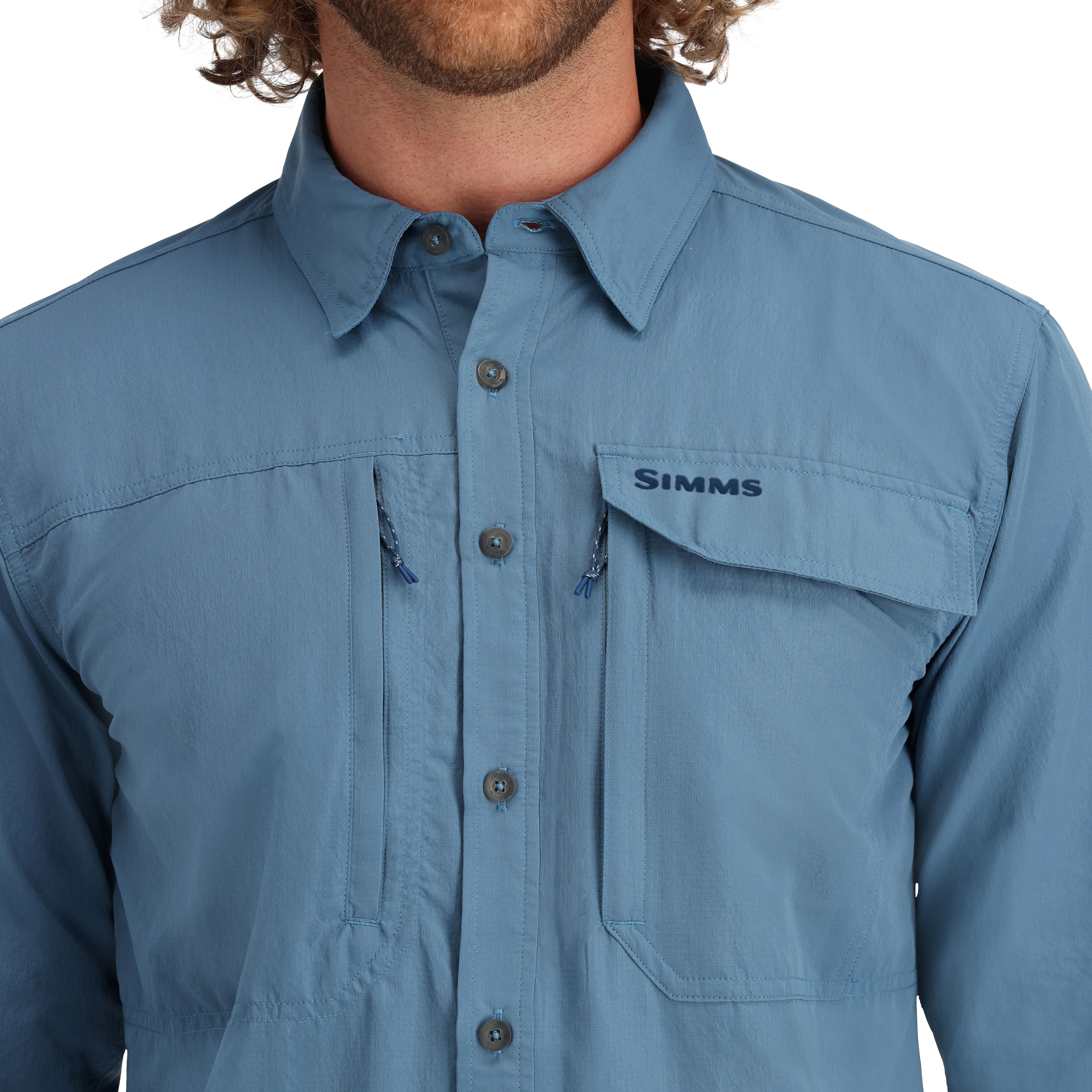 Simms Men's Guide Shirt Neptune Image 04
