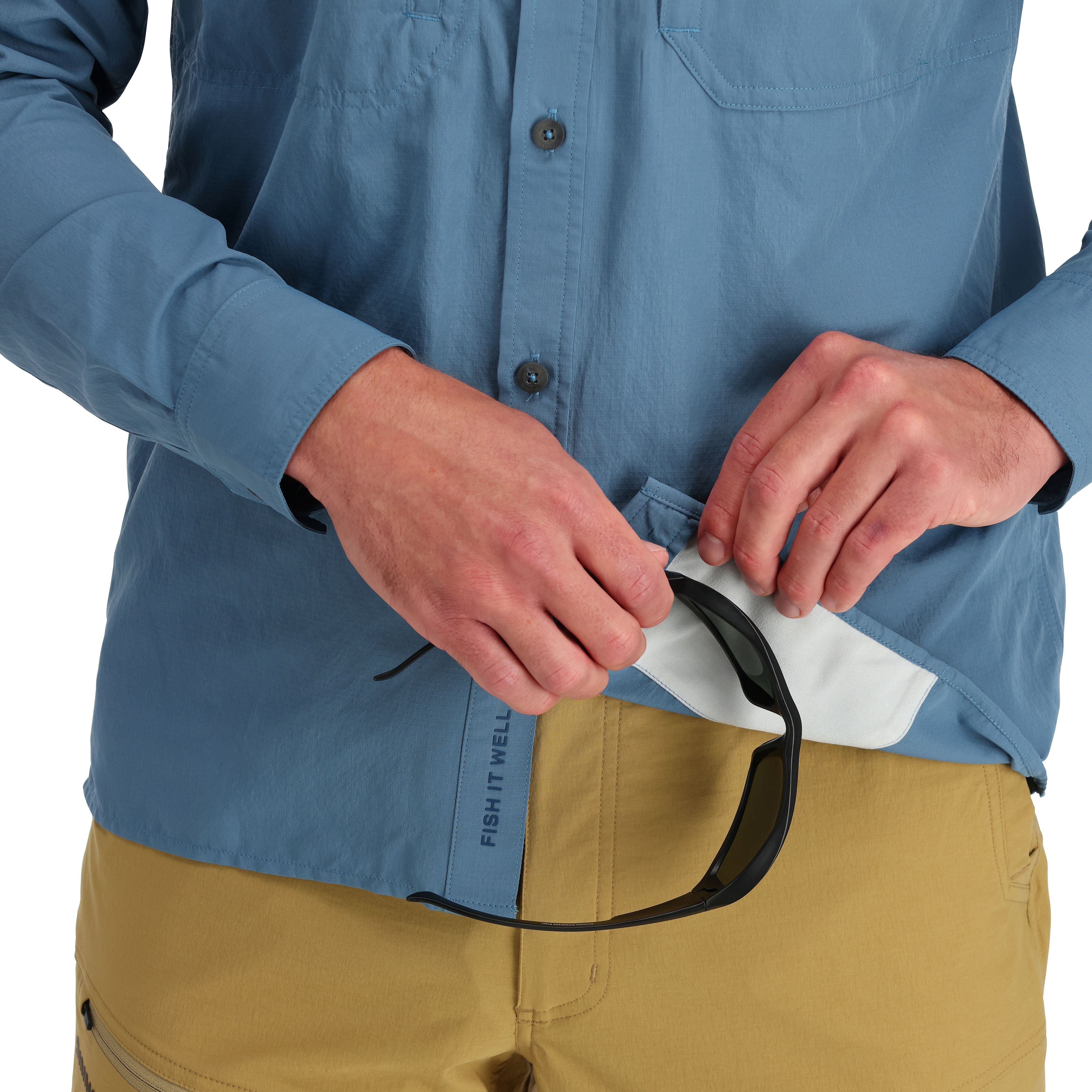 Simms Men's Guide Shirt Neptune Image 06