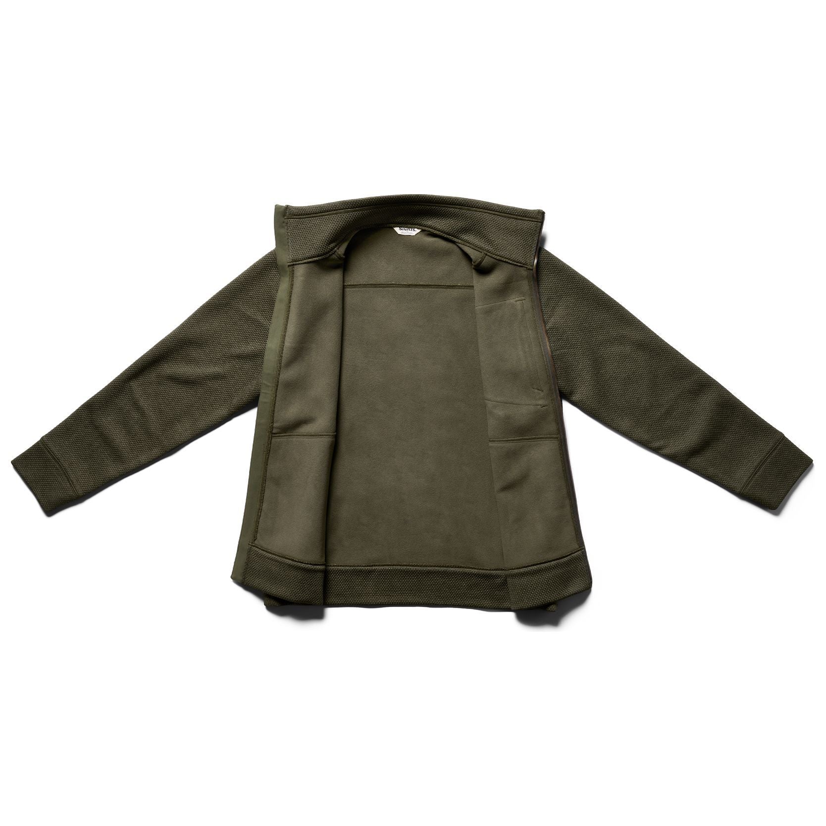 Simms Men's Harbor Fleece Loden Heather Image 03