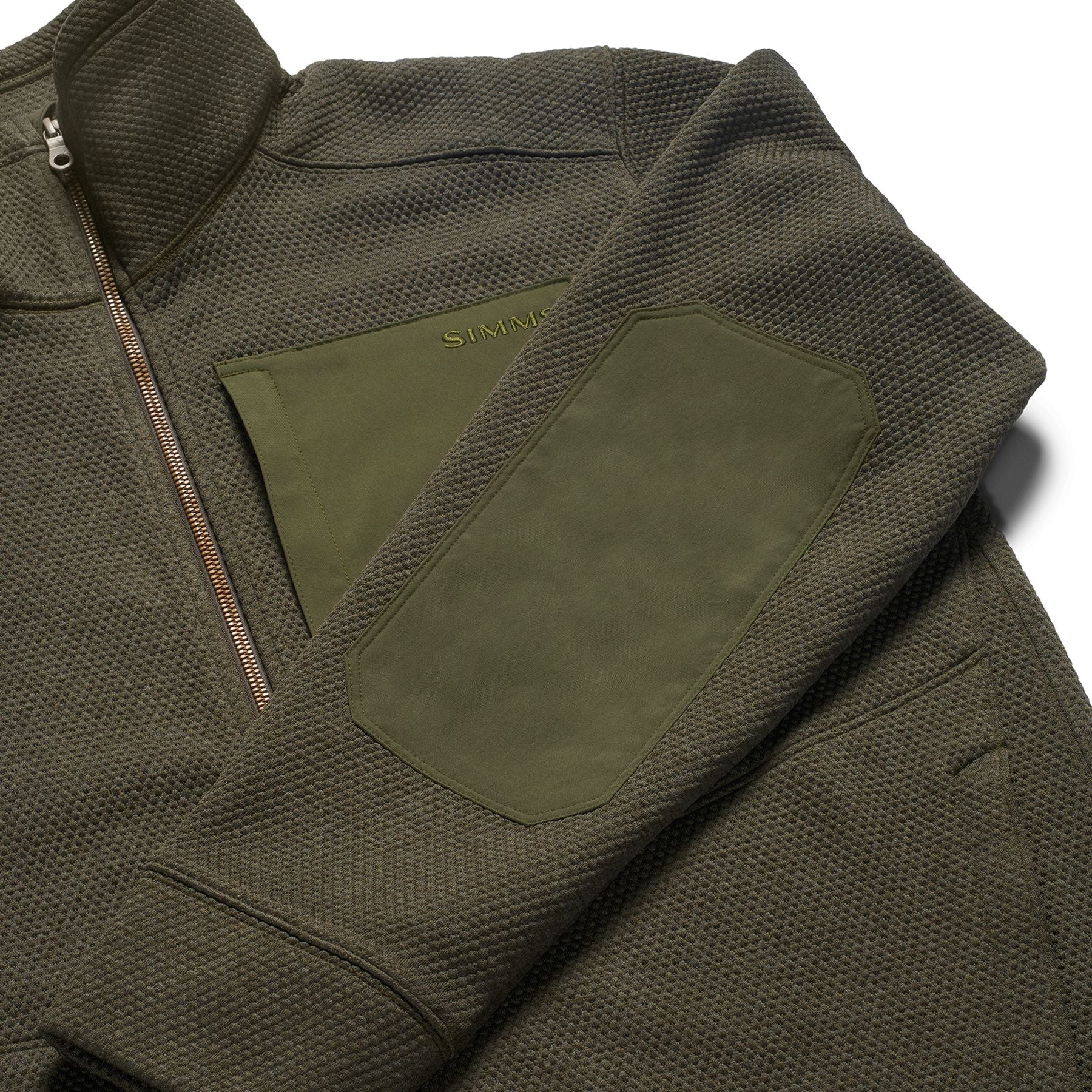 Simms Men's Harbor Fleece Loden Heather Image 05
