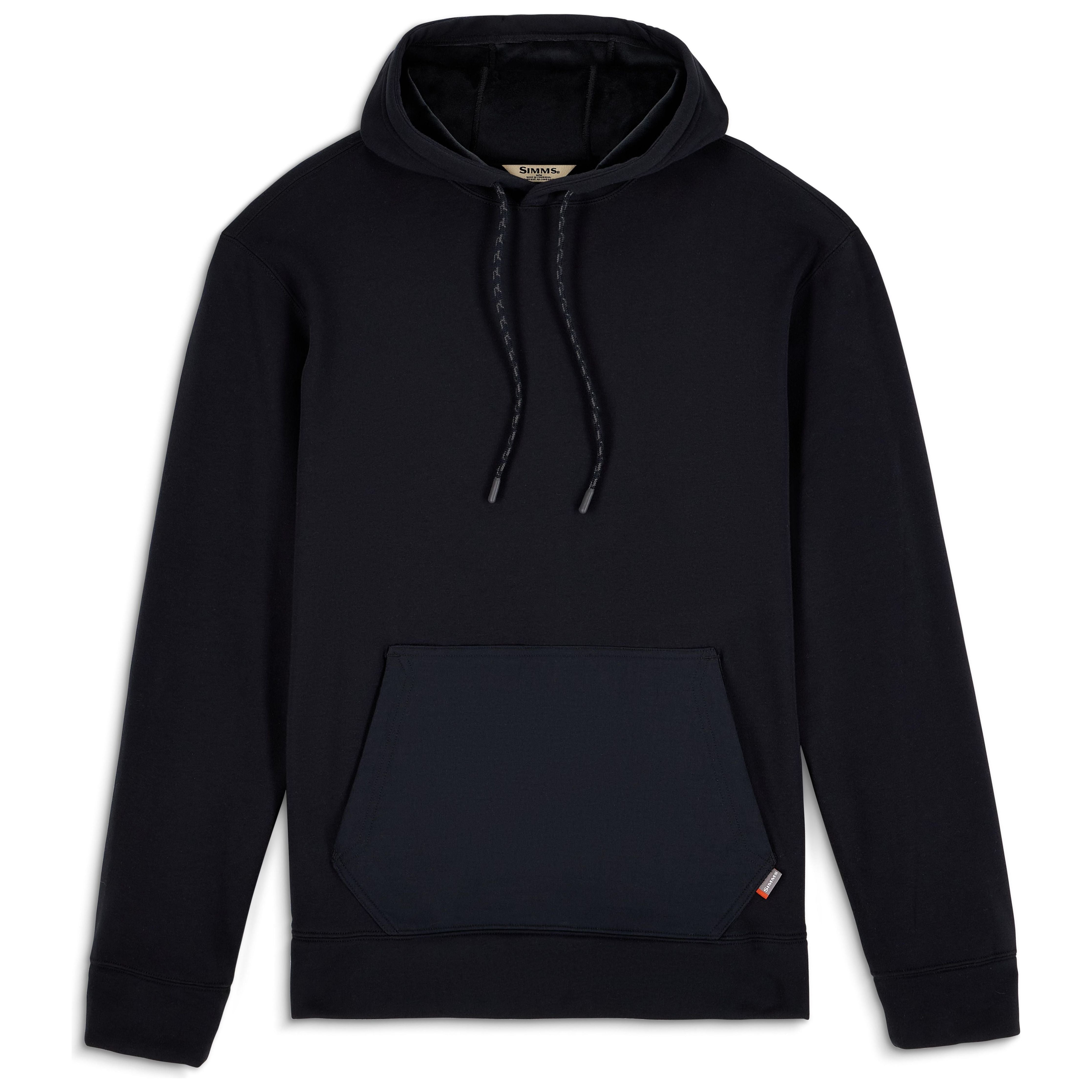 Simms Men's Harbor Hoody Black Image 01