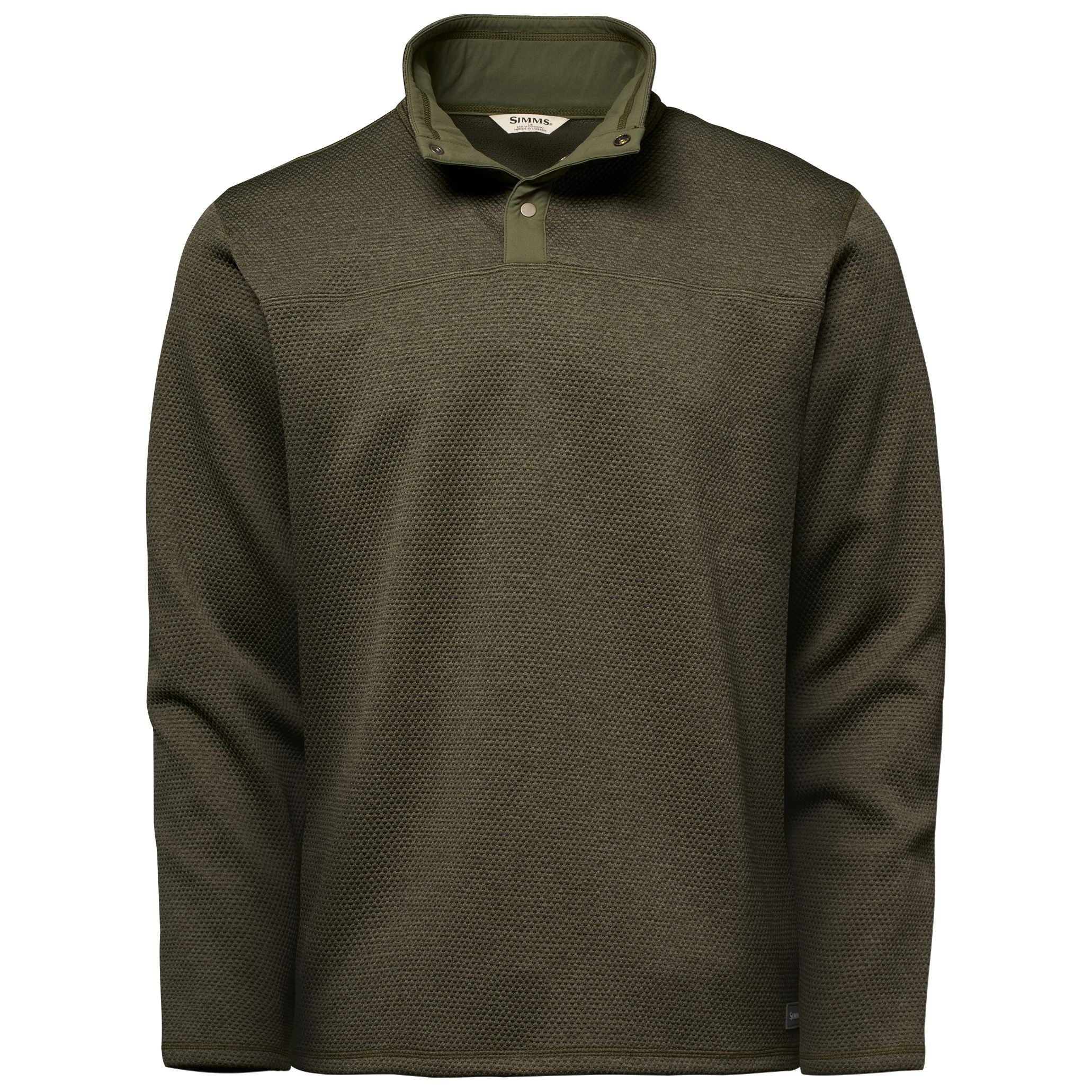 Simms Men's Harbor Sweater Loden Heather Image 01