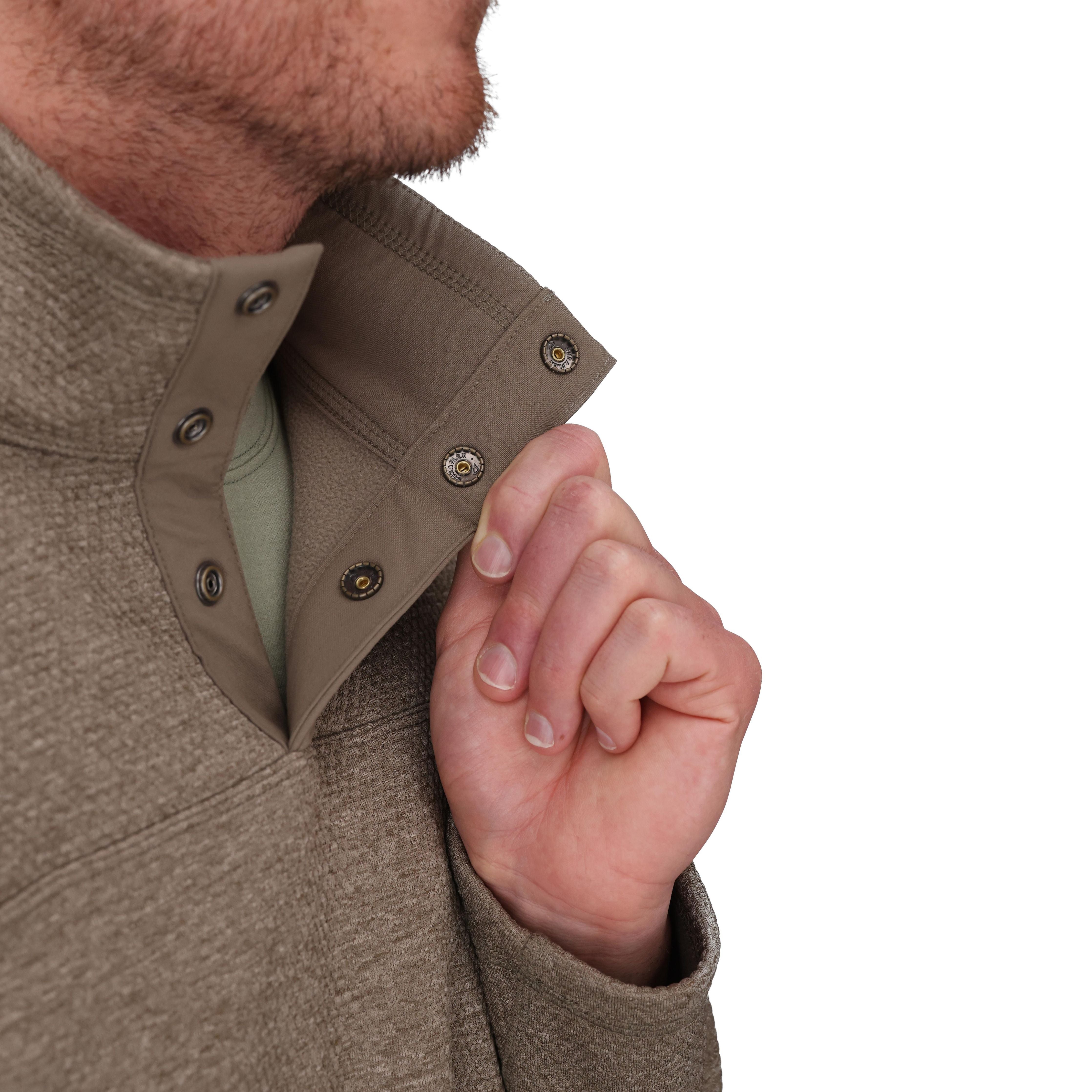 Simms Men's Harbor Sweater Sturgeon Heather Image 04