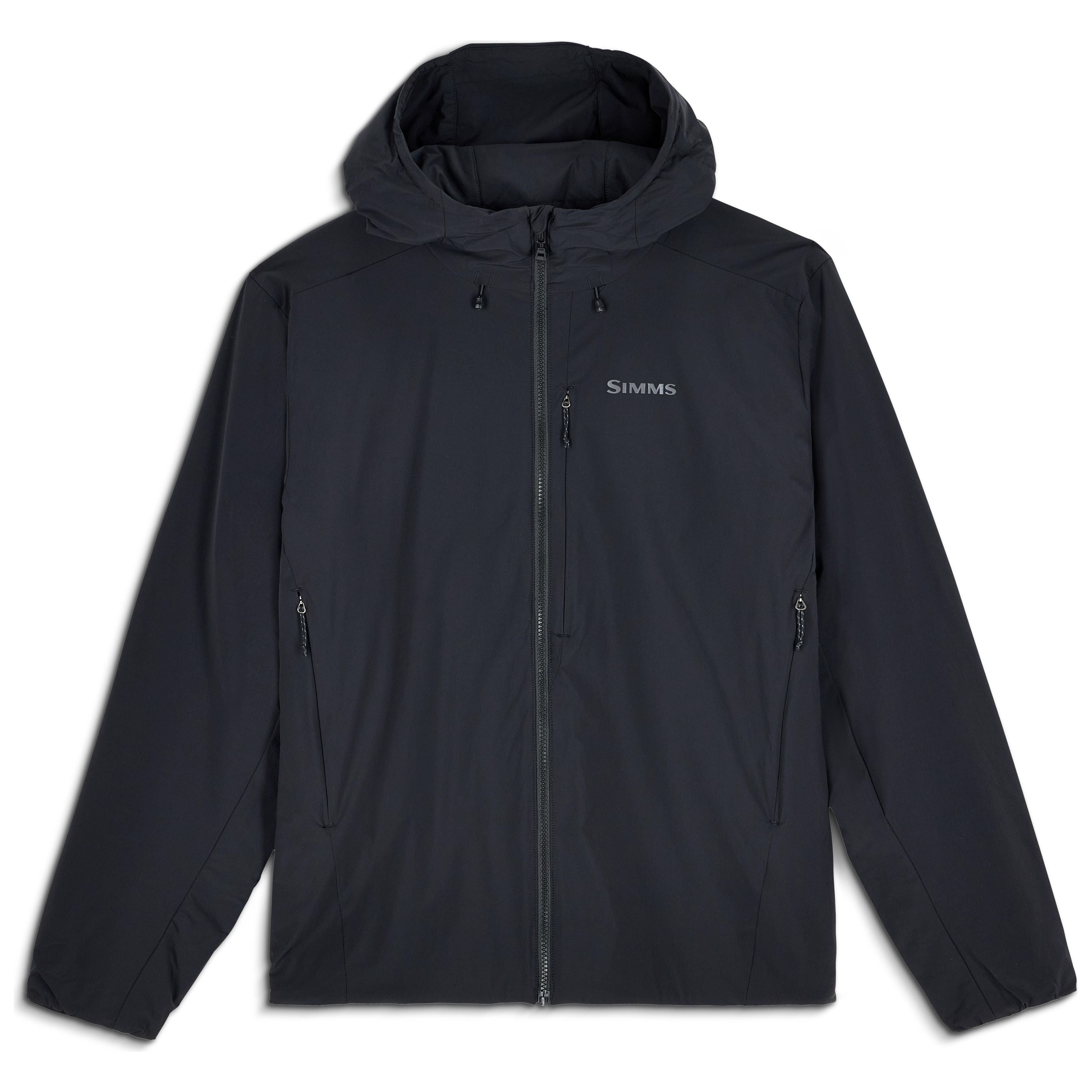 Simms Men's Midstream Hooded Jacket Black Image 01