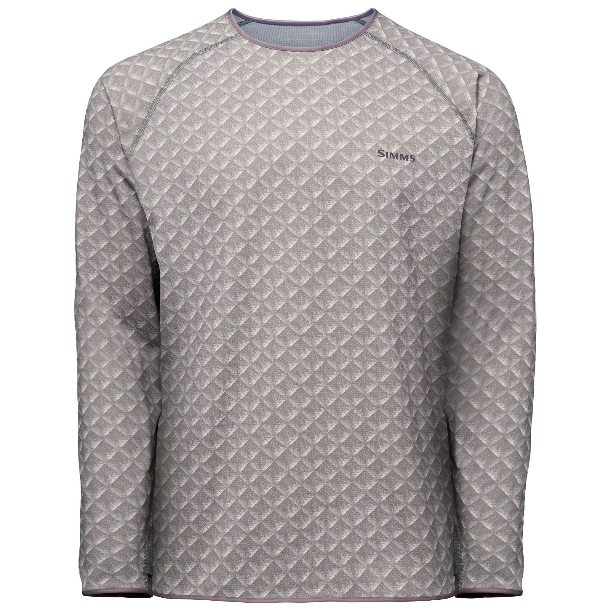 Simms Men's Strata 200 LS Crew Hopperhead Stipple Image 01