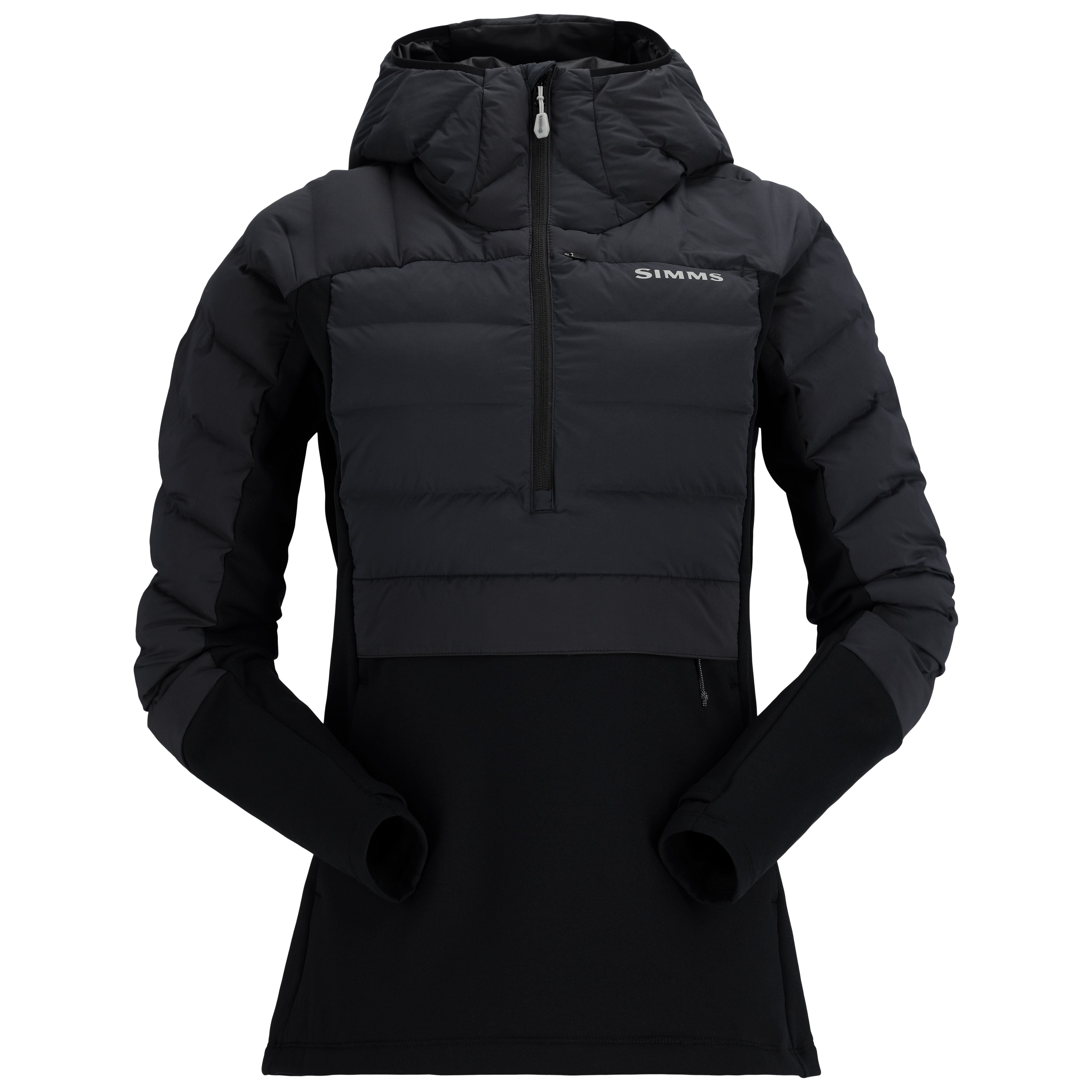 Simms Women's ExStream Pull-Over Hoody Black Image 01