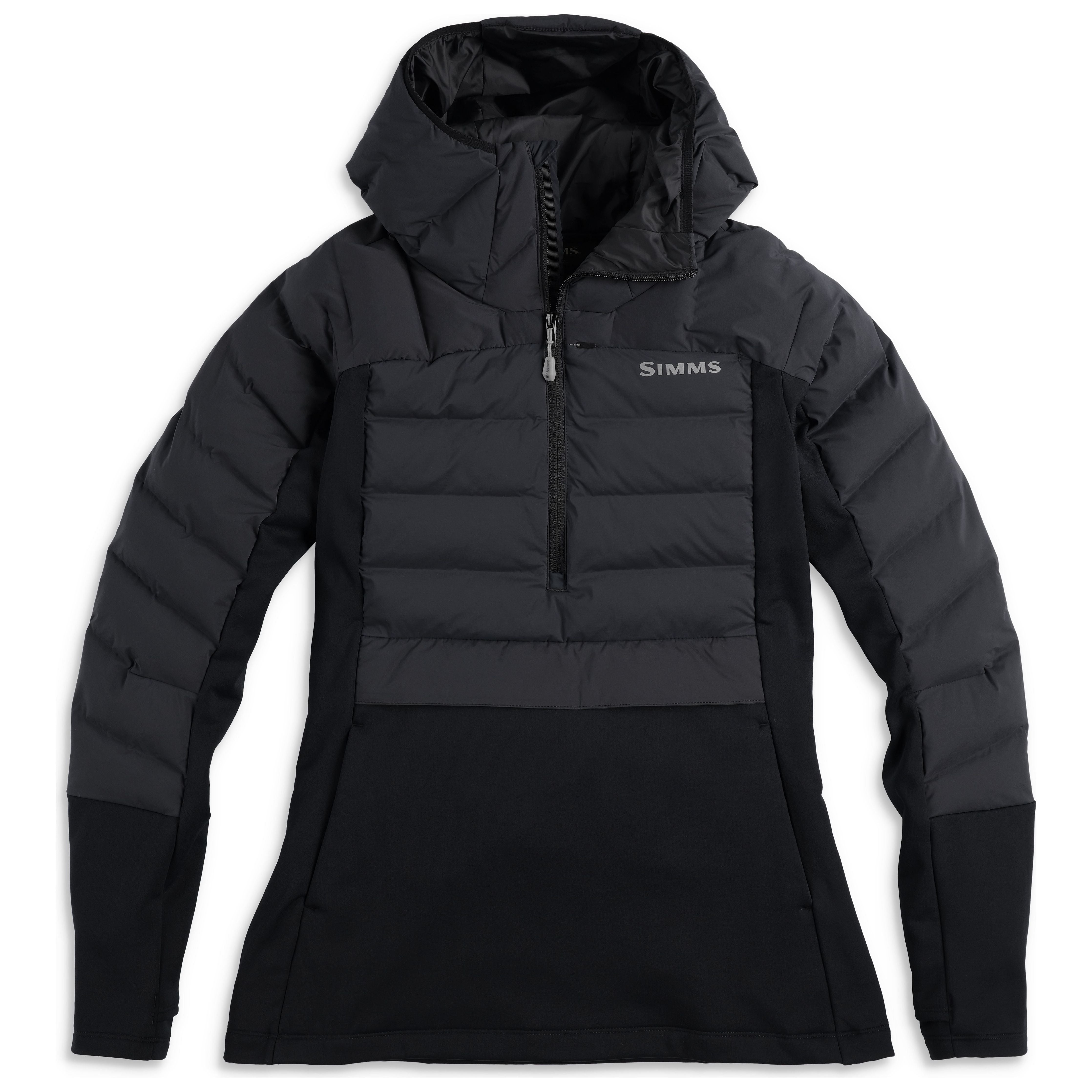 Simms Women's ExStream Pull-Over Hoody Black Image 02