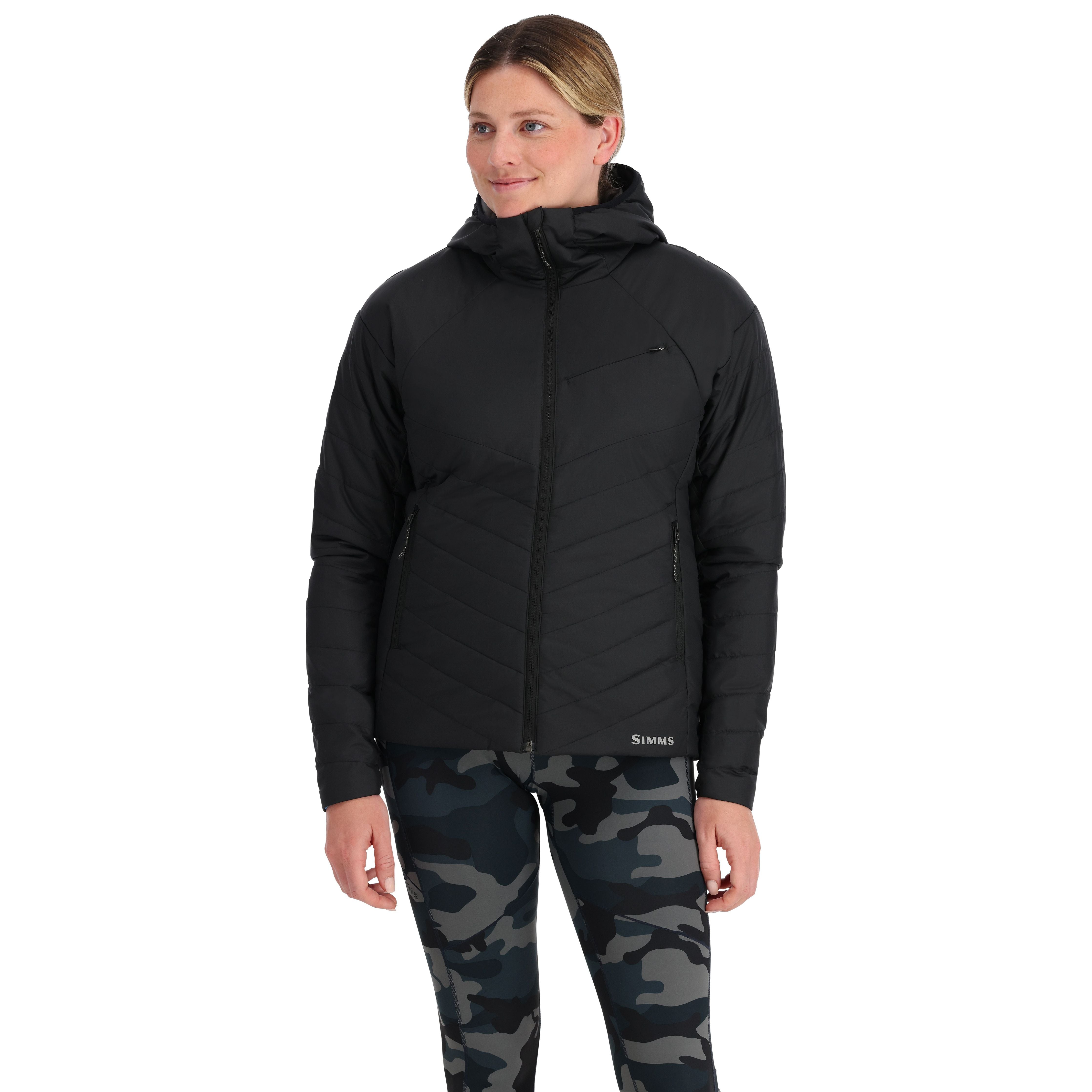 Simms Women's Fall Run Hoody Black Image 02